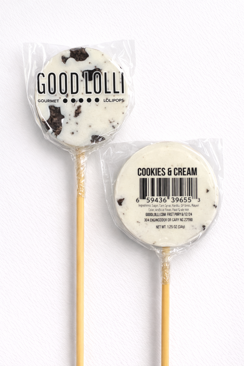 Cookies & Cream Lollipop ( Formally Or-E-O )