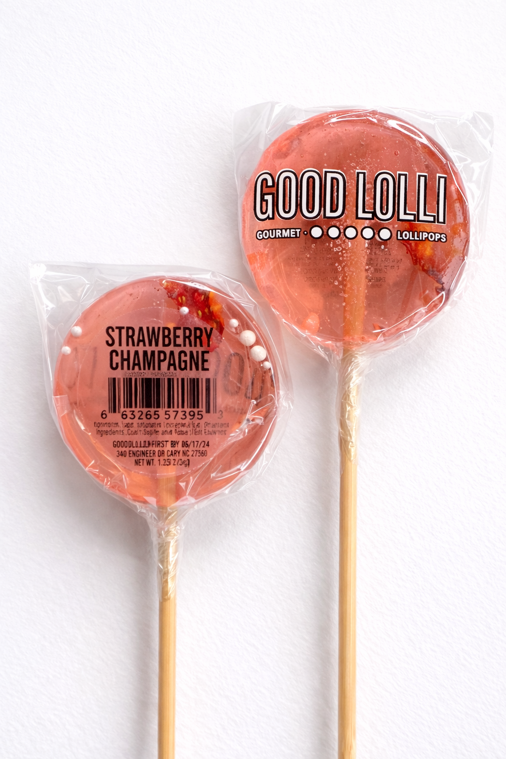 Strawberry Champagne Lollipop