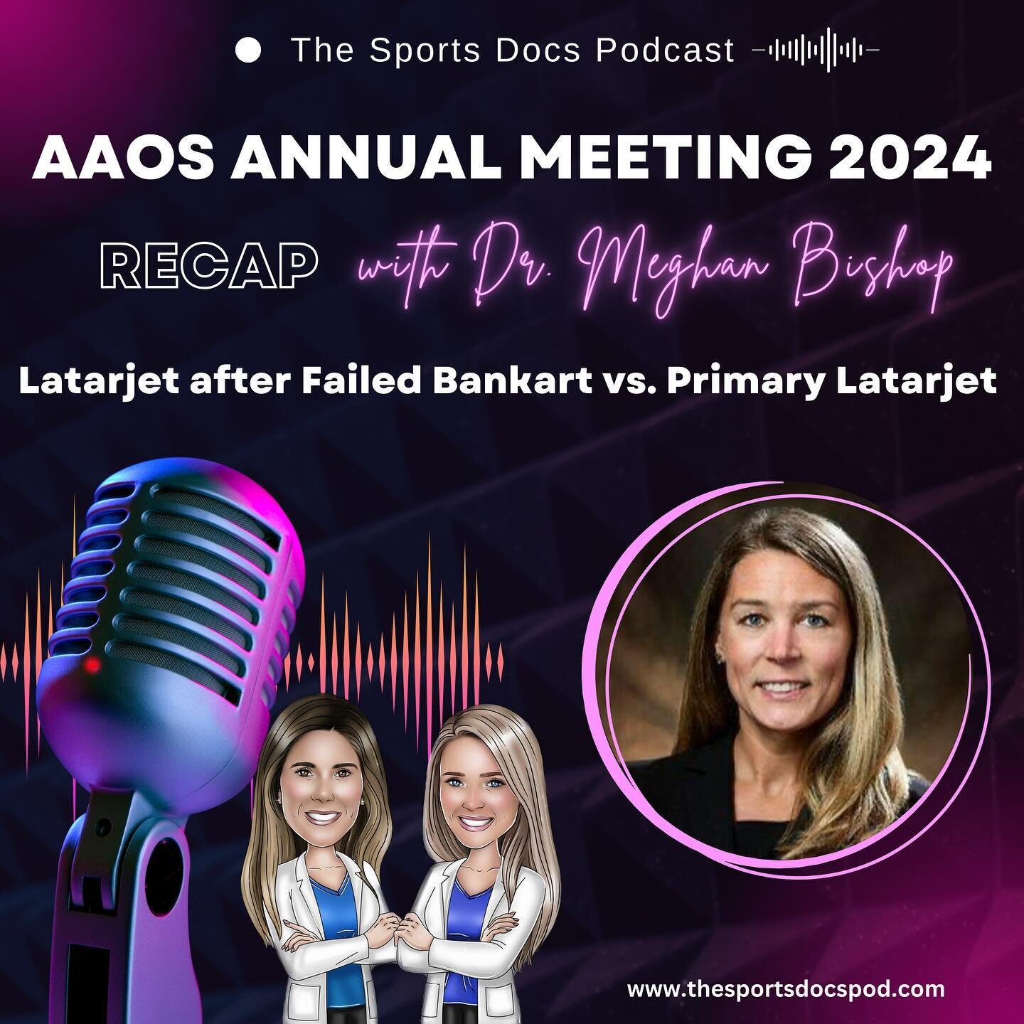 ✨ NEW episode is LIVE! ✨

We&rsquo;re continuing with our special series of episodes to recap the newest research presented at the American Academy of Orthopaedic Surgeons Annual Meeting held last month in San Francisco.

Were joined again by Dr. Meg