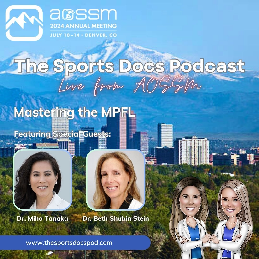 ✨ NEW episode is LIVE! ✨

We&rsquo;re coming to you again from the AOSSM [ @aossm1972 ] 2024 Annual Meeting in Denver, Colorado! Over these eight episodes, we explore some of the hottest topics in sports medicine with experts at the AOSSM Annual Meet