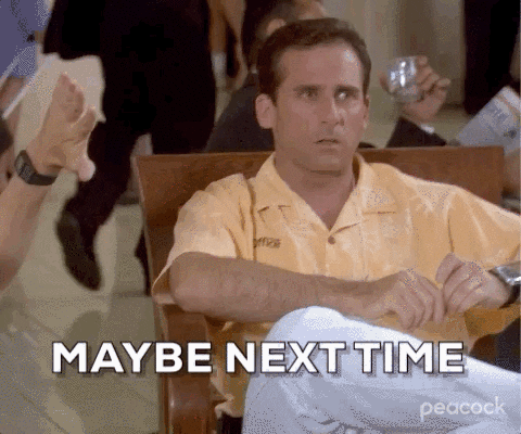 Picture of Michael Scott stating "you will estimate me"