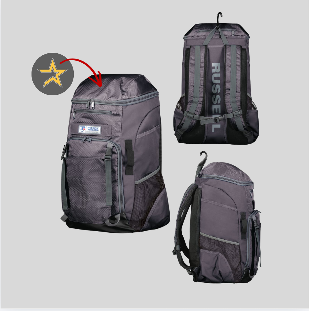 Roblin Stars BB Diamond Gear Backpack - STEALTH