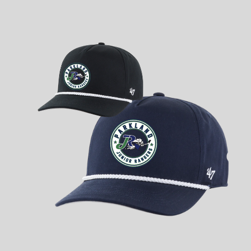 Parkland Junior Rangers branded rope-cap product examples