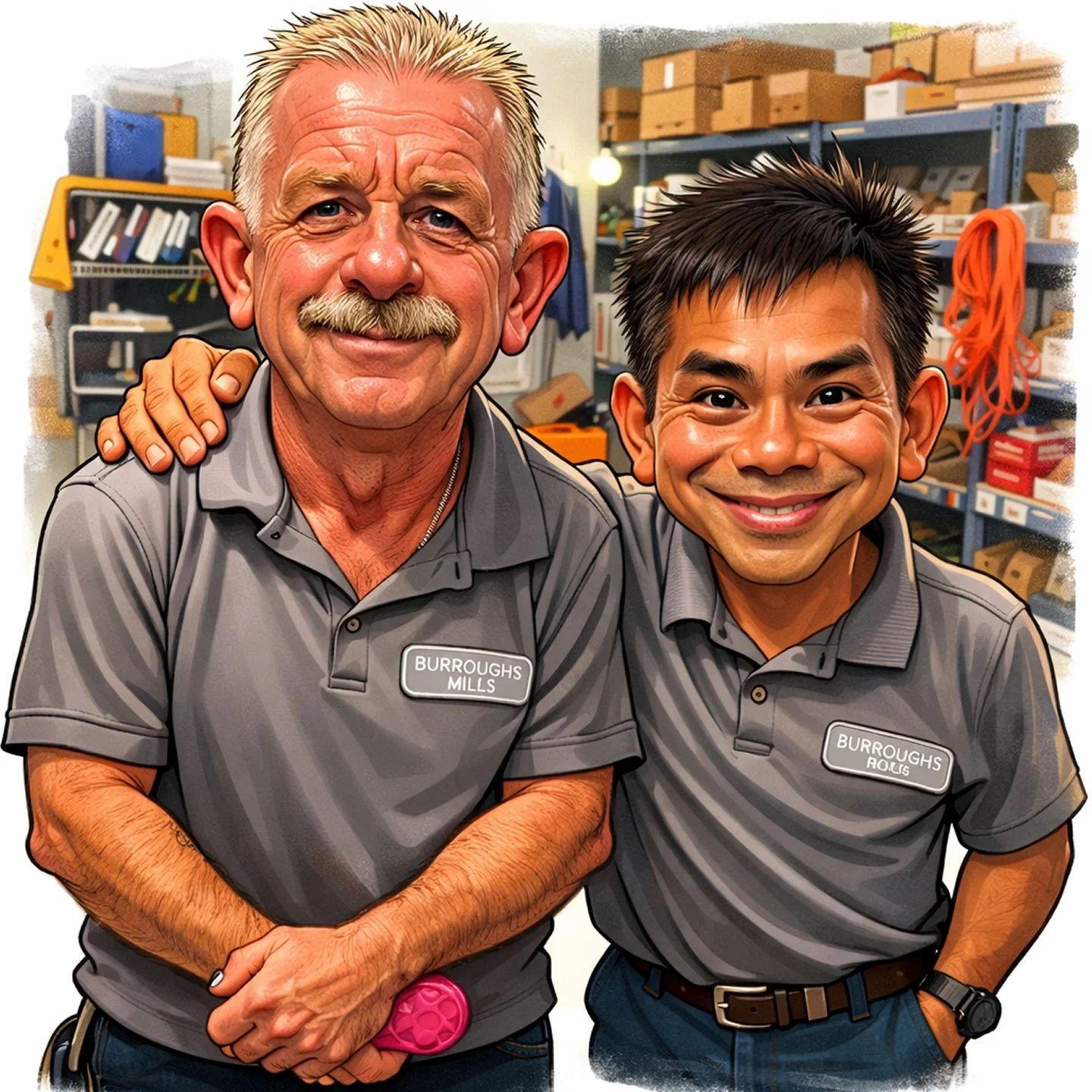 🎉🛠️Let's hear it for this incredible dynamic duo!!! Our maintenance team at Burroughs Mill is truly a force to be reckoned with. The dedication, hustle and pride they bring every single day does not go unnoticed. Because of them, our community isn'