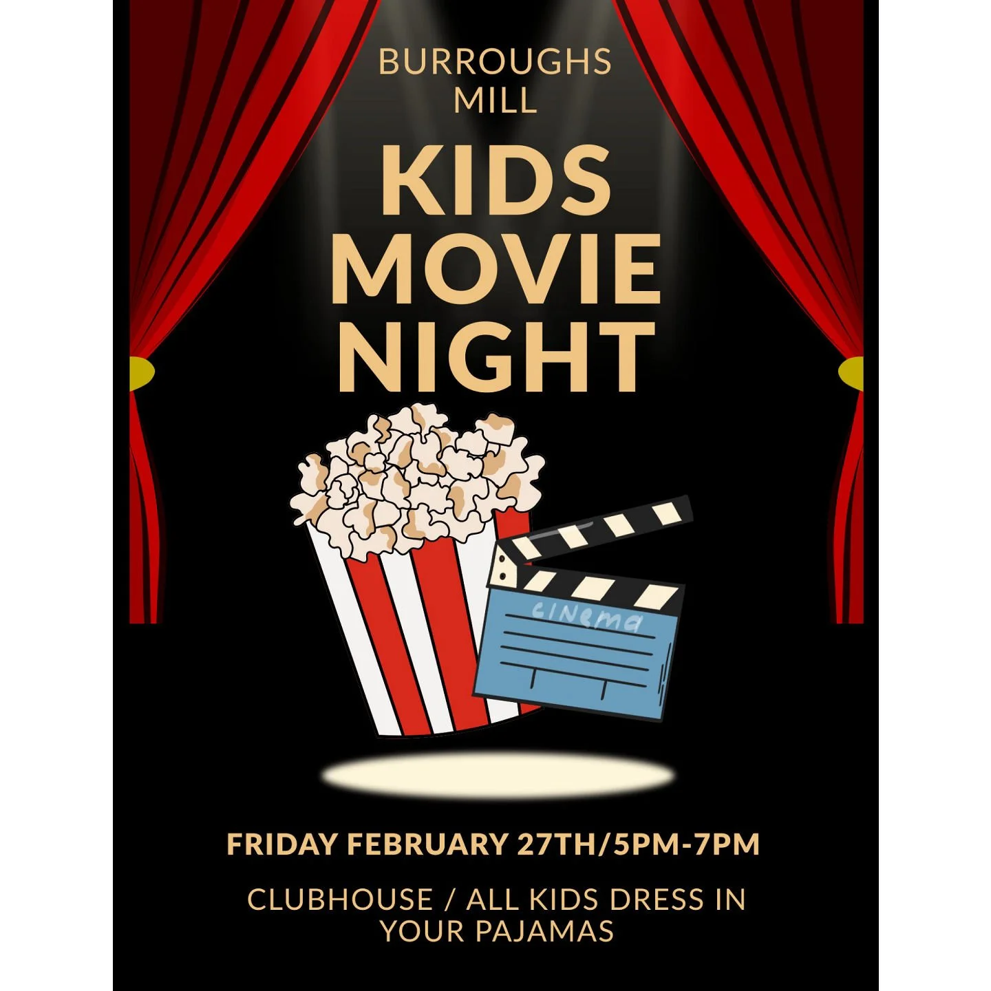 🎥BM Family: Verizon is sponsoring a kids movie tonight with Teresa, from 5-7pm. The featured movie will be Haunted Mansion with popcorn, philly pretzels nuggets with cheese and hot choc with marshmellows!!! All kids are welcome to wear their pajamas