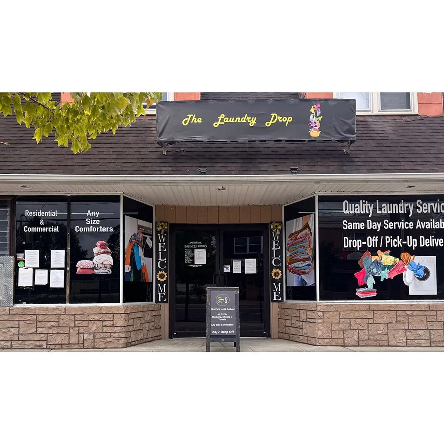 🌺🌺🌺Keep It Local... The Laundry Drop is located at 120 W Main St, Maple Shade, NJ 08052 (across from Acme). They offer convenient laundry services for both commercial and residential clients, including drop~off and pick~up options. Customers can p