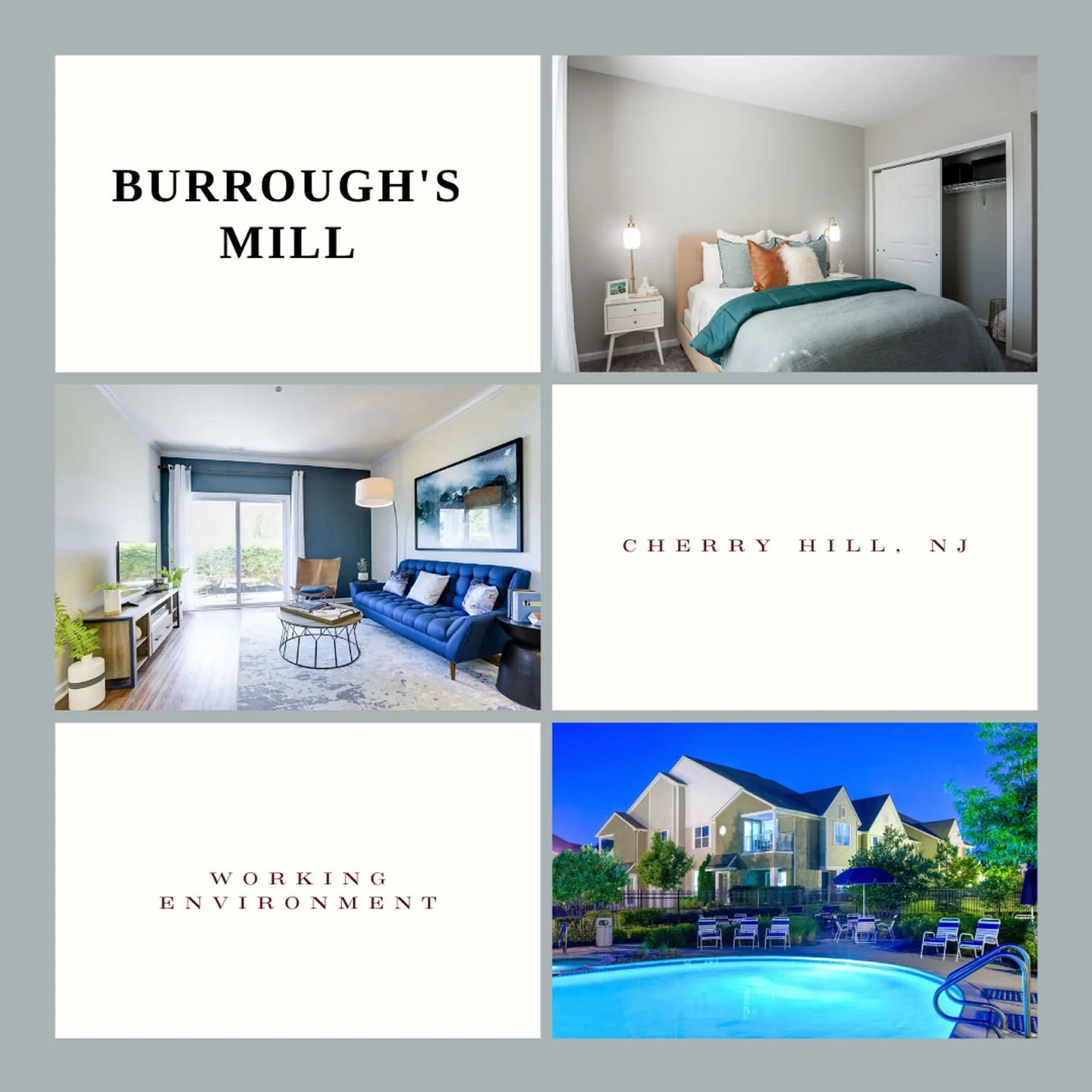 Live where everything comes together&mdash;comfortable homes, convenient workspaces, and vibrant places to unwind. Come experience a community designed for how you live, work, and play&mdash;schedule your visit today!
#cherryhill #burroughsmillapartm