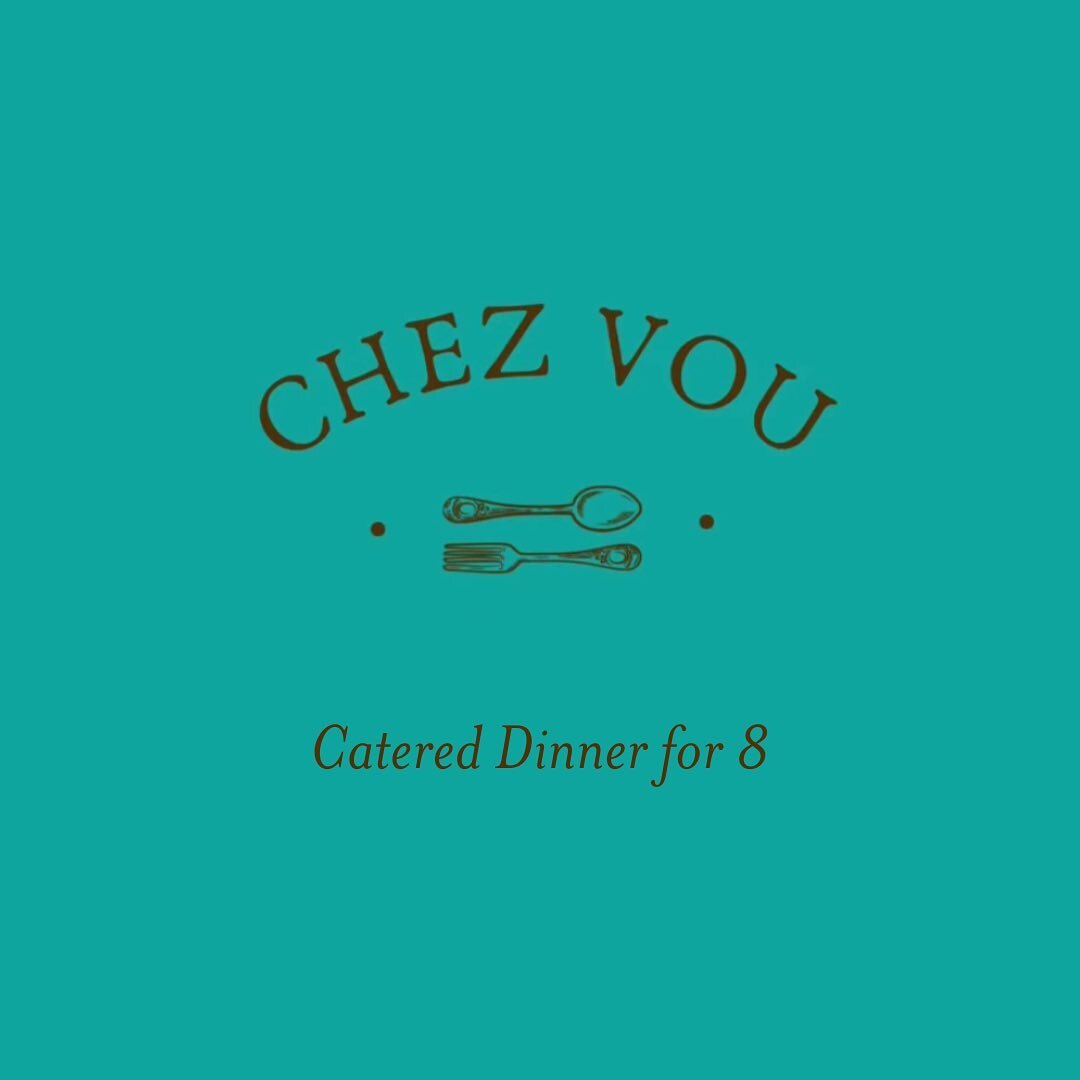 Enjoy an incredible meal for 8 catered in your home by personal chef Kristin Kluck of Chez Vou! This LIVE AUCTION ITEM is going to be a hot one!

Live bidding this Saturday at Spring Soiree! Link to preview in profile.