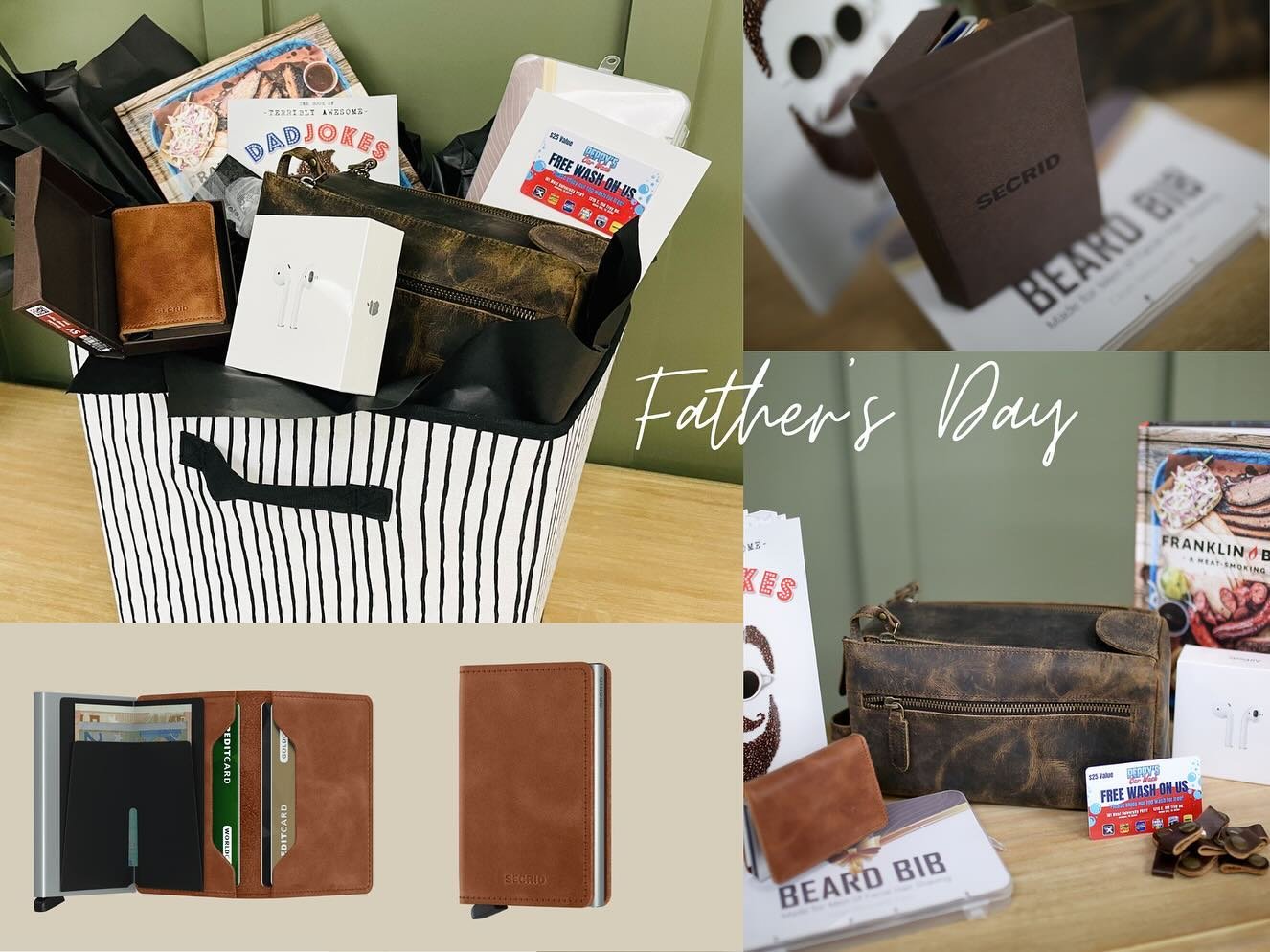 We definitely have Mother&rsquo;s Day covered, but we haven&rsquo;t forgotten the men too! From a Father&rsquo;s Day gift basket to a Guys Day Out, these packages are sure to be a hit!

No. 303: Father&rsquo;s Day Basket - Let&rsquo;s celebrate Dad w
