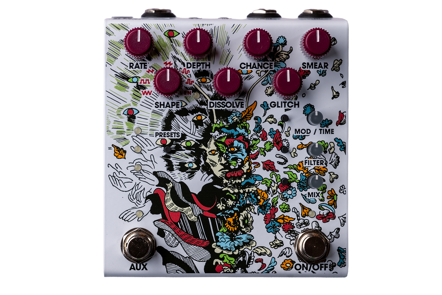 Parting Glitch Pedal Emily Hopkins Collaboration special colorway