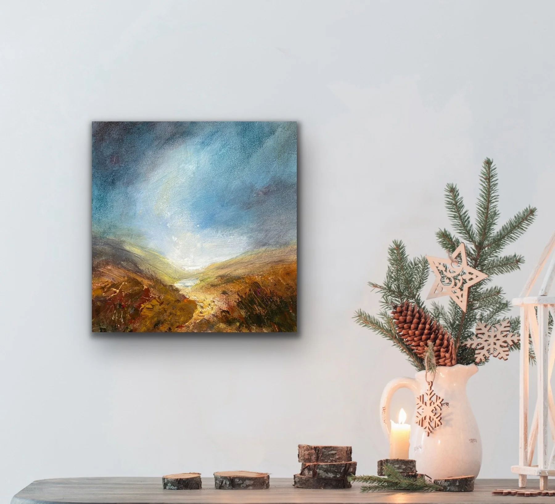 "Autumn Light, Sma' Glen" print on canvas