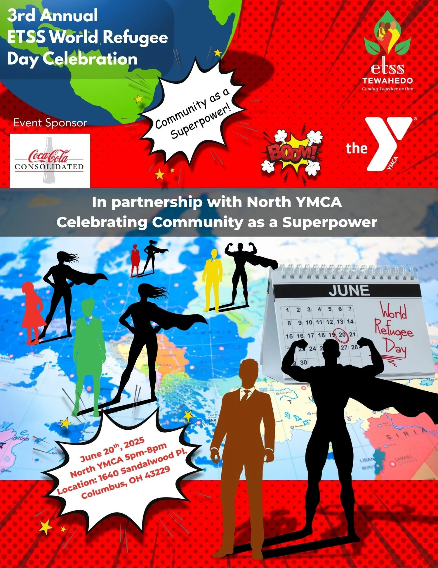 World Refugee Day 2025 with ETSS and the North YMCA on June 20th — Homeport