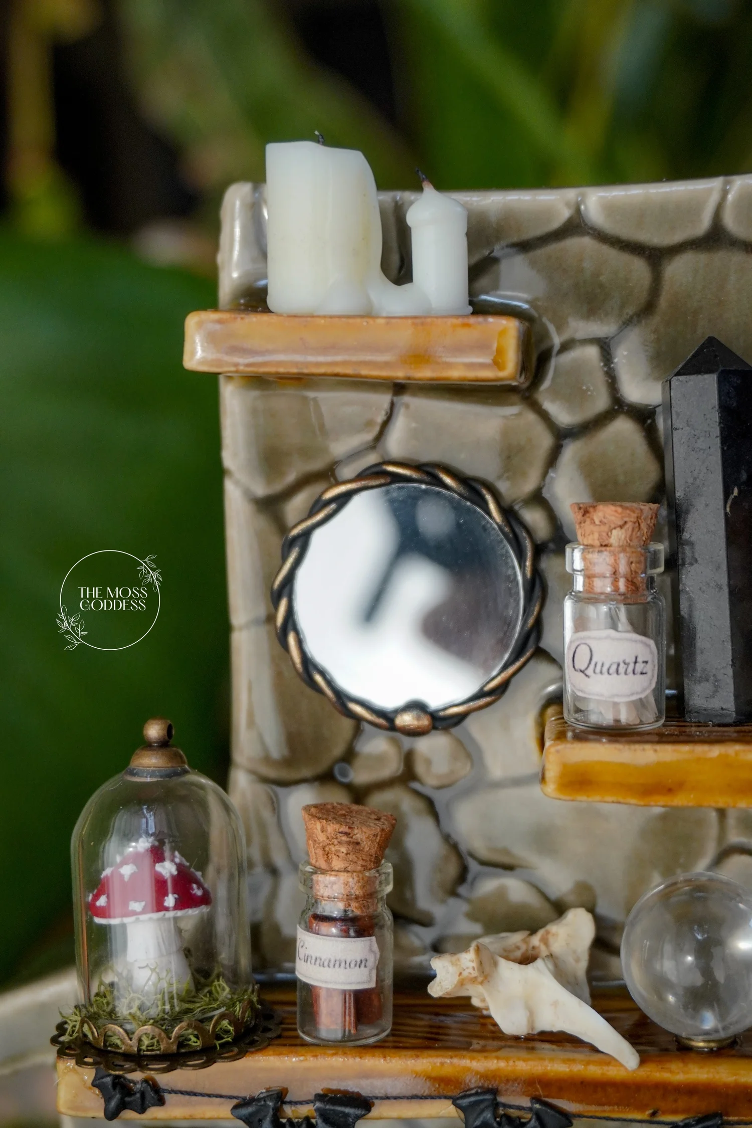 Witch's Fireplace Incense Burner — The Moss Goddess