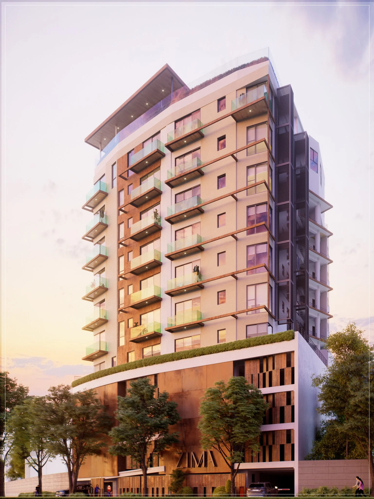 Proyecto residencial oficial de ZIMA UNO