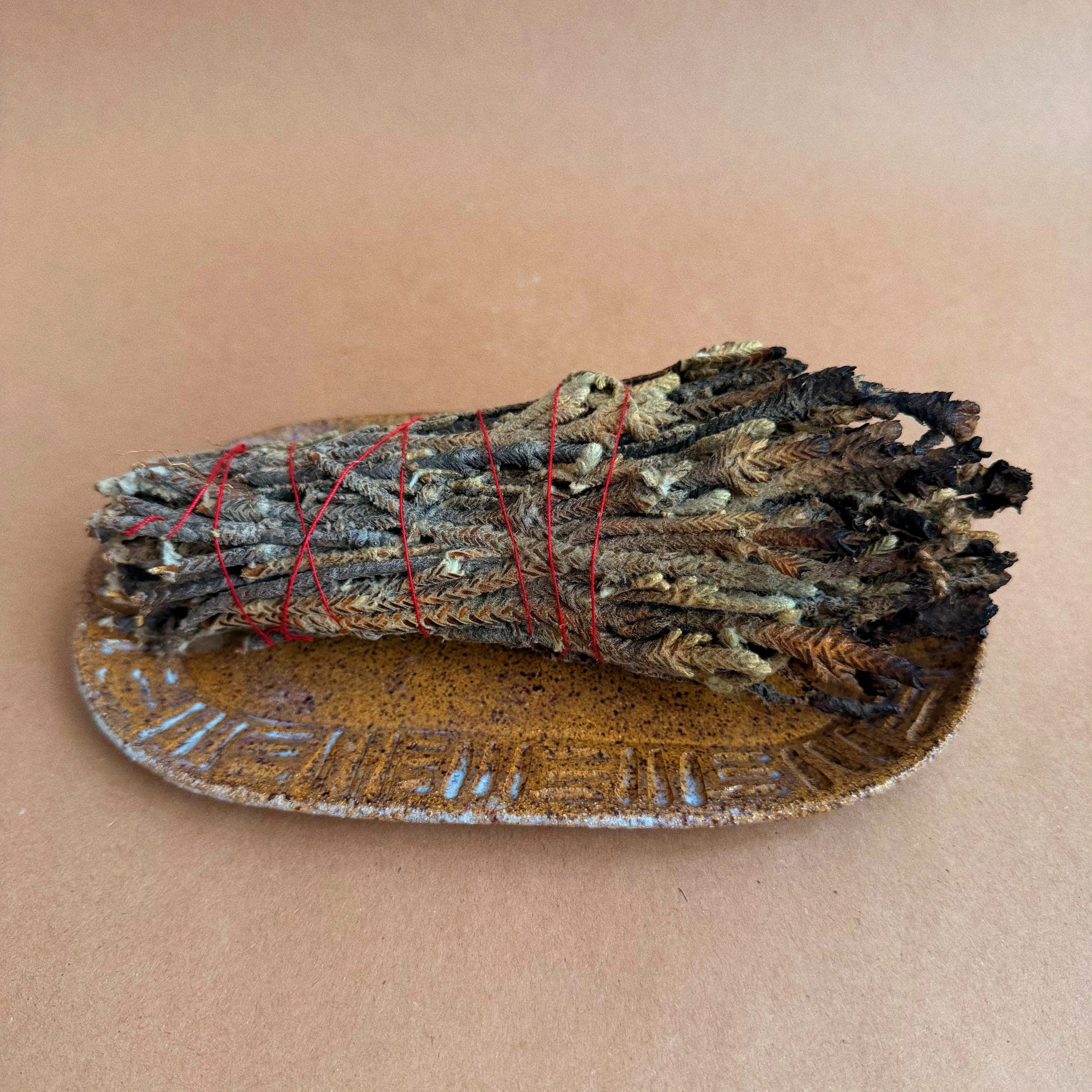 Small Handmade Ceramic Plate — Hand-built Pottery Dish