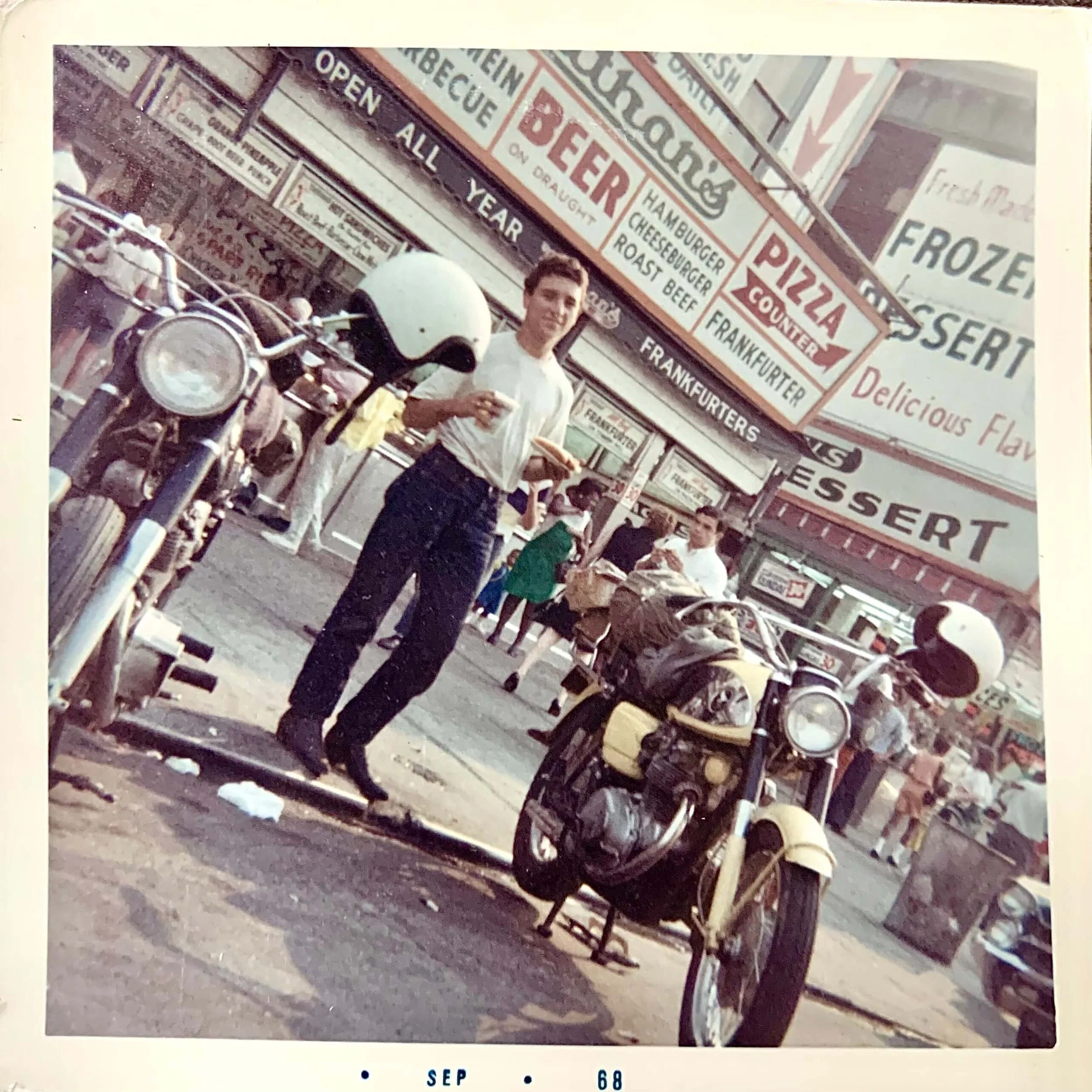 Armando (Tino): At Nathan’s in Coney Island New York