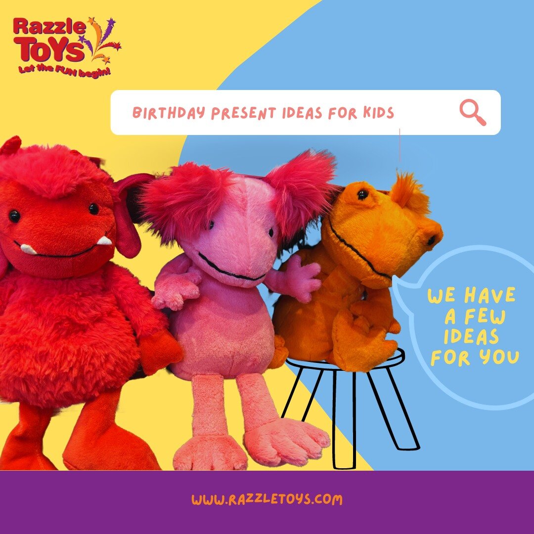 At Razzle, now only can we help you pick out the perfect gift, but we also provide FREE gift wrapping. 

And, let's be honest; these stuffies are TOO CUTE to PASS UP!

#toystore #toys #toyshop #toycollector #kids #kidstoys #toystagram #toy #actionfig