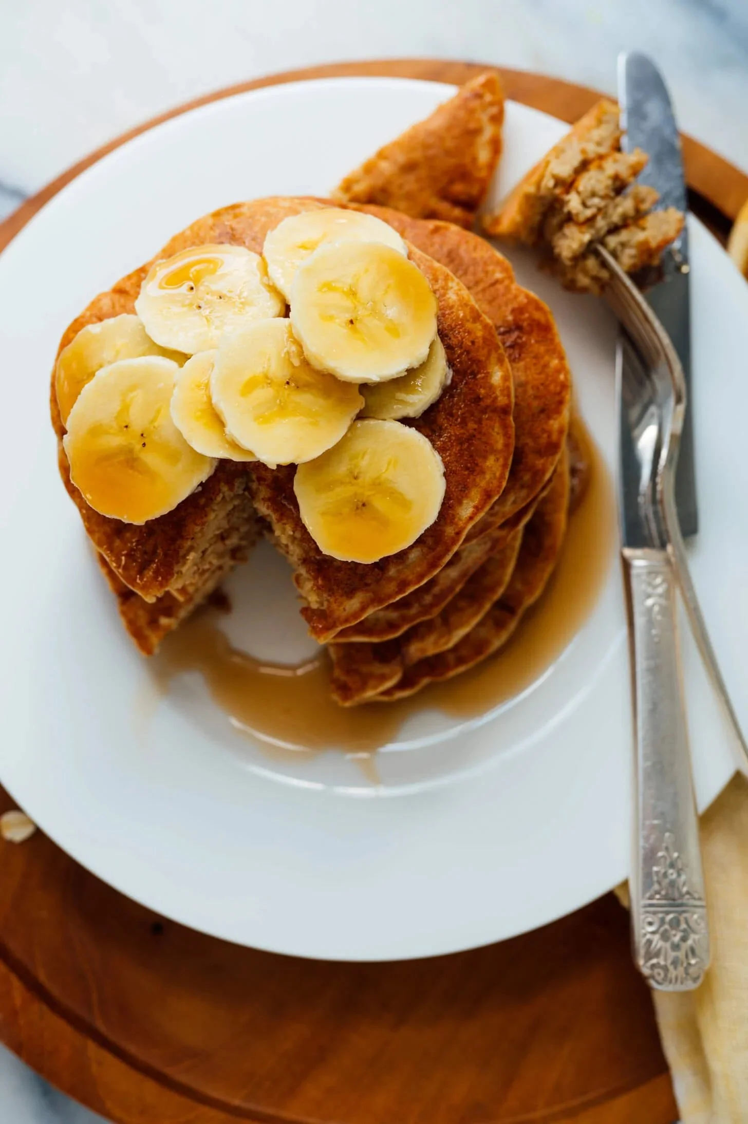 Gluten-free Oatmeal Blender Pancakes