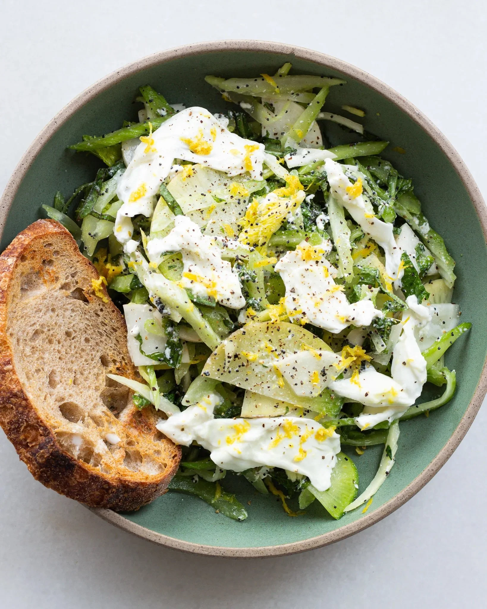 Cooling Lemon Poppy Salad 