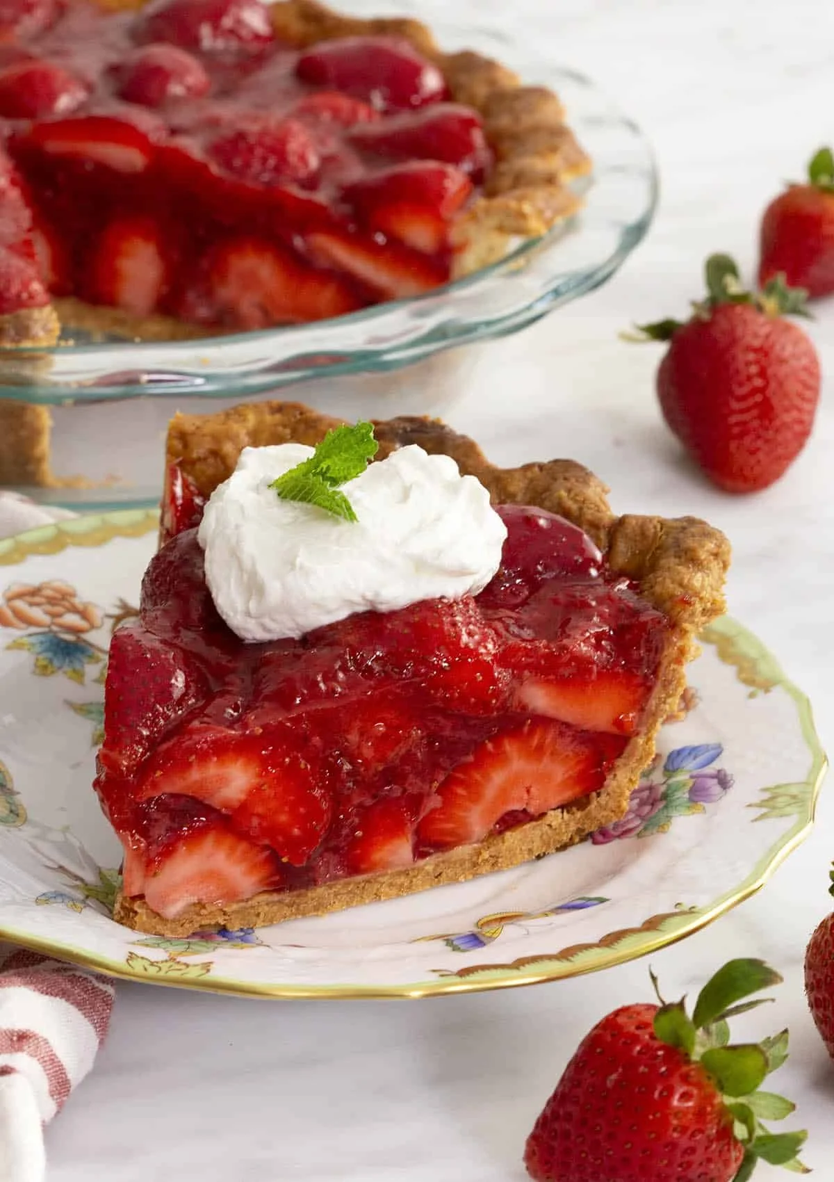 Farewell to Summer Strawberry Pie!