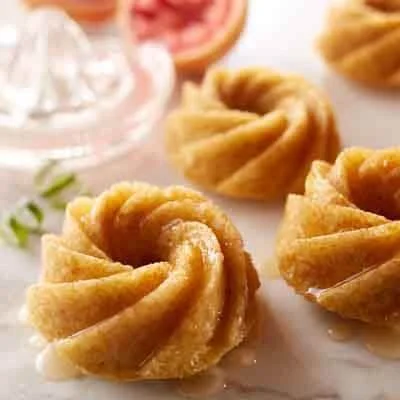 Four Citrus Mini Bundt Cakes