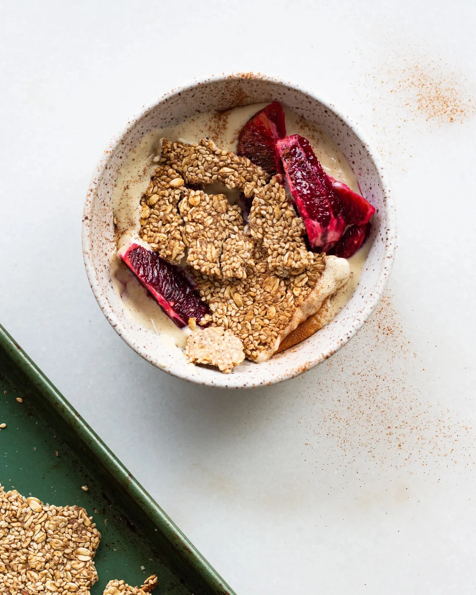 Five Spice Sesame Granola Bark