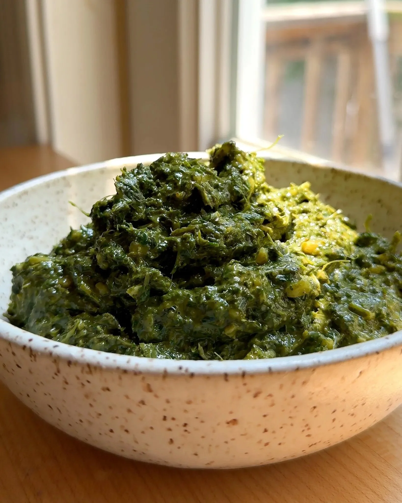 Carrot Top Pesto