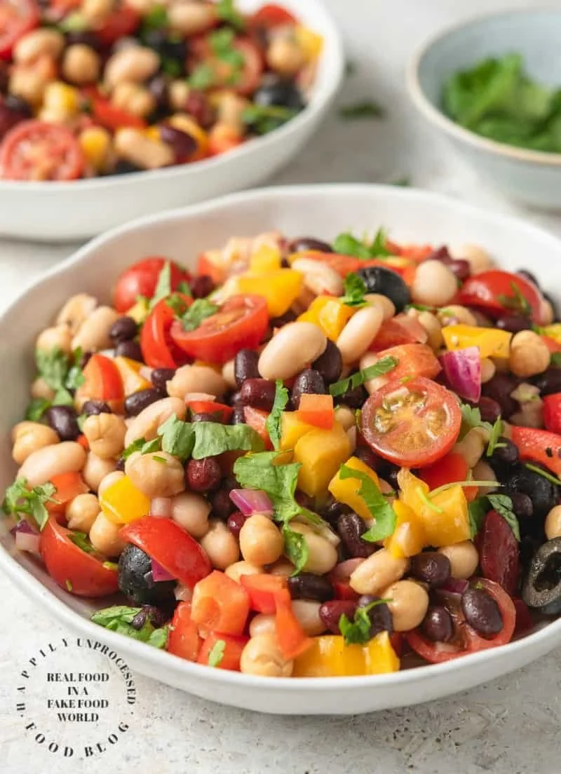Vibrant Summer Four Bean Salad