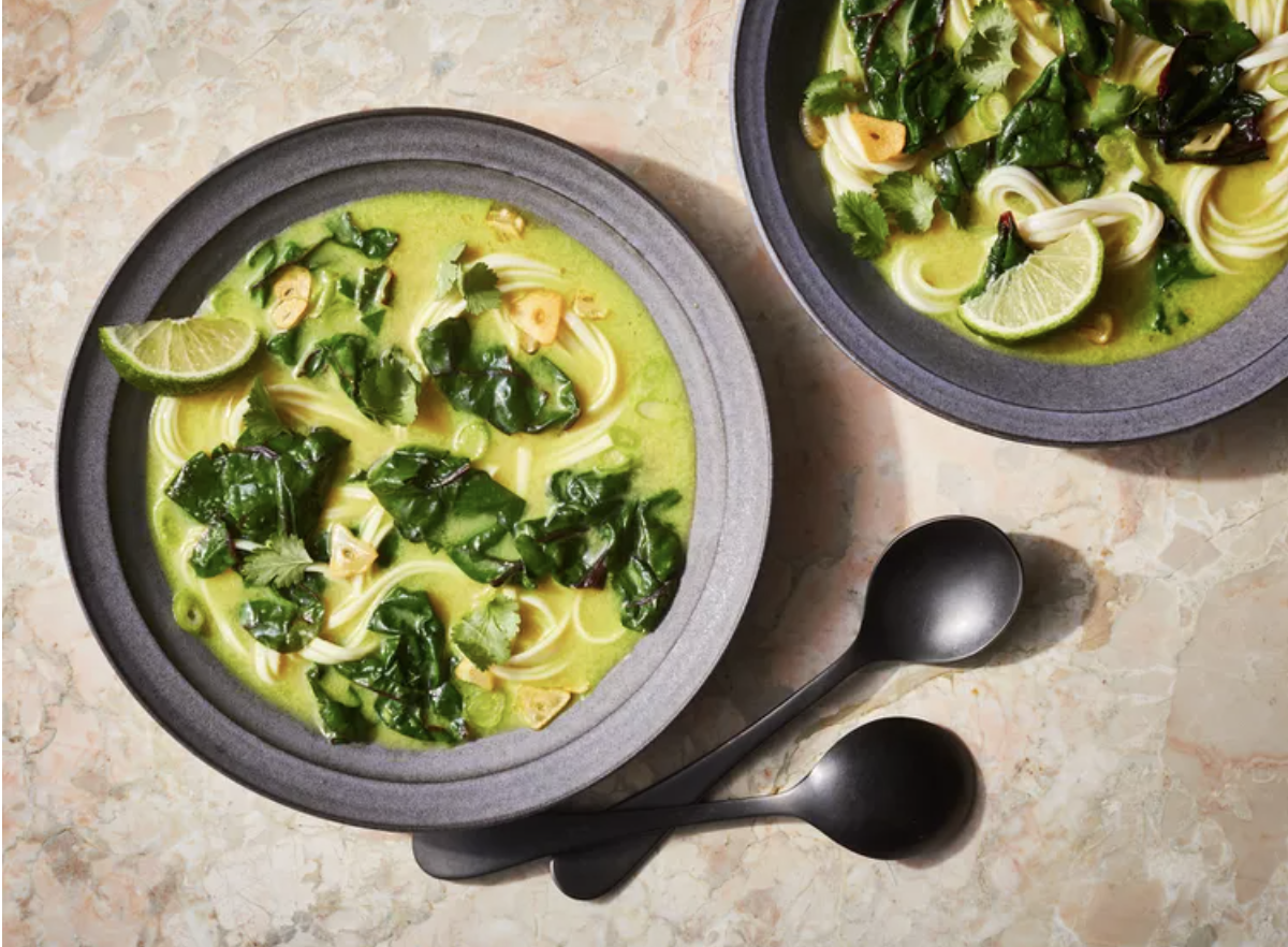Turmeric and Ginger Curry Noodle Soup