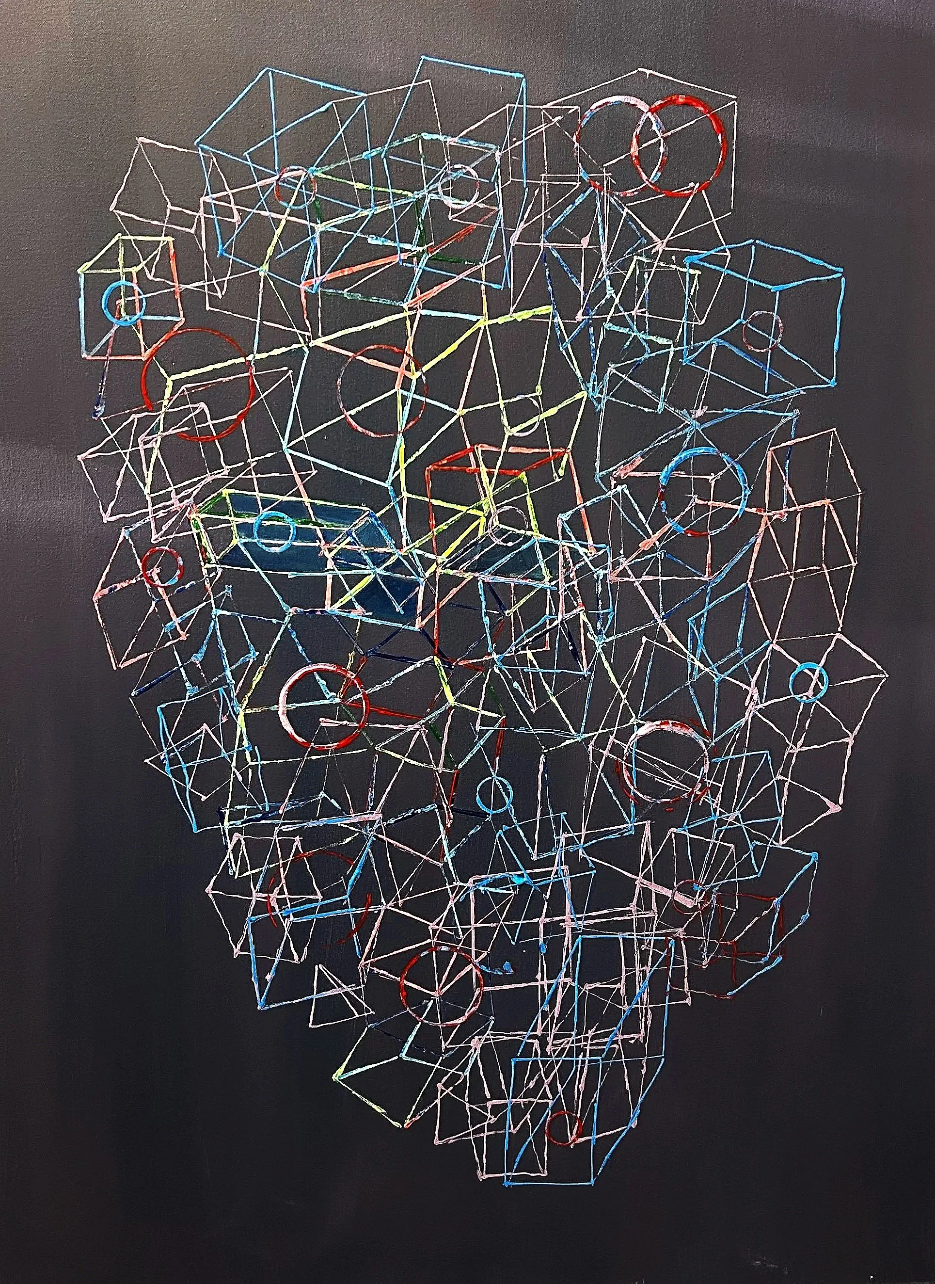 Labyrinth Series sketch | 36"x 48" | Oil on canvas | 2024