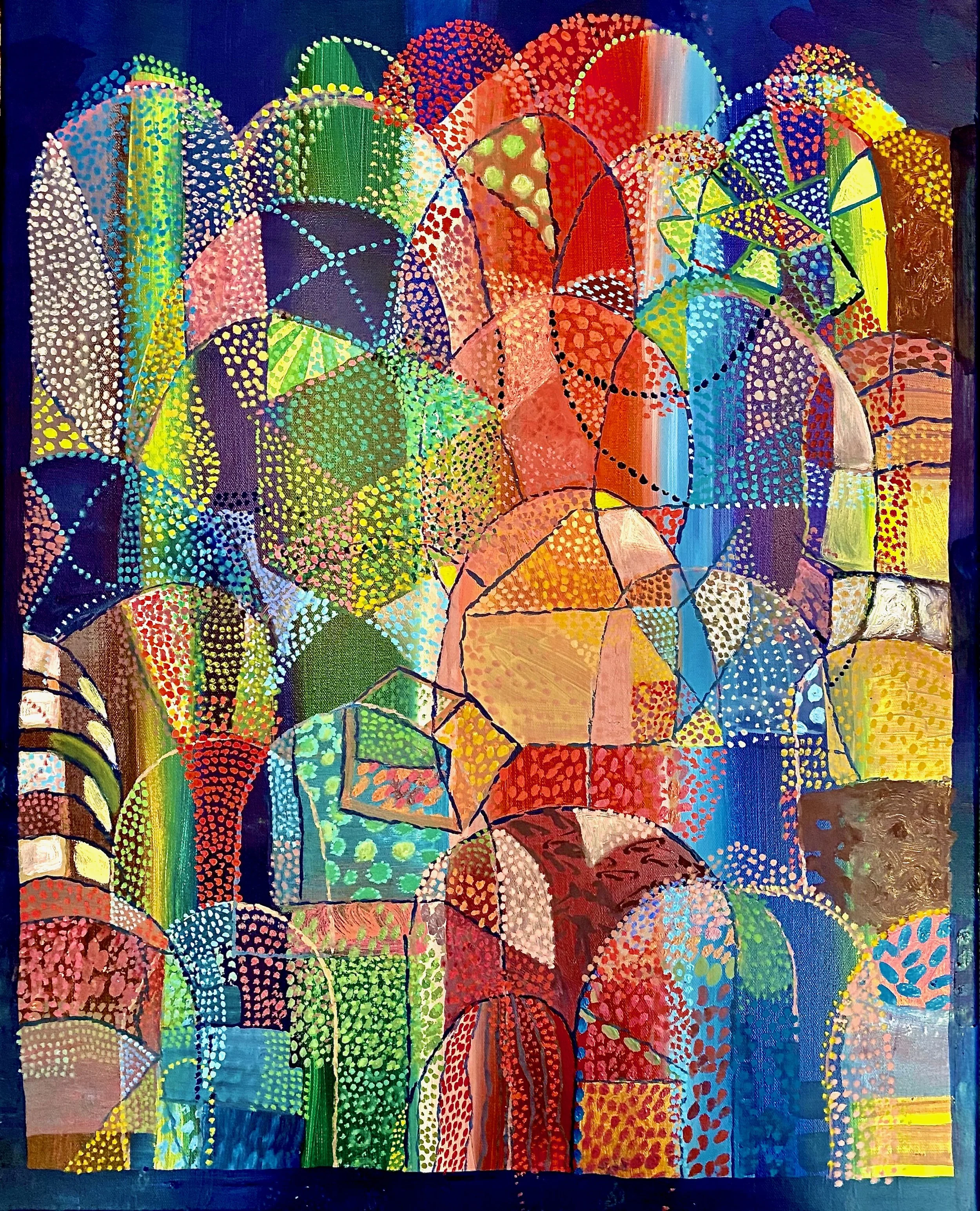 Labyrinth Series #2 | 24" x 40" | Oil on canvas | 2024