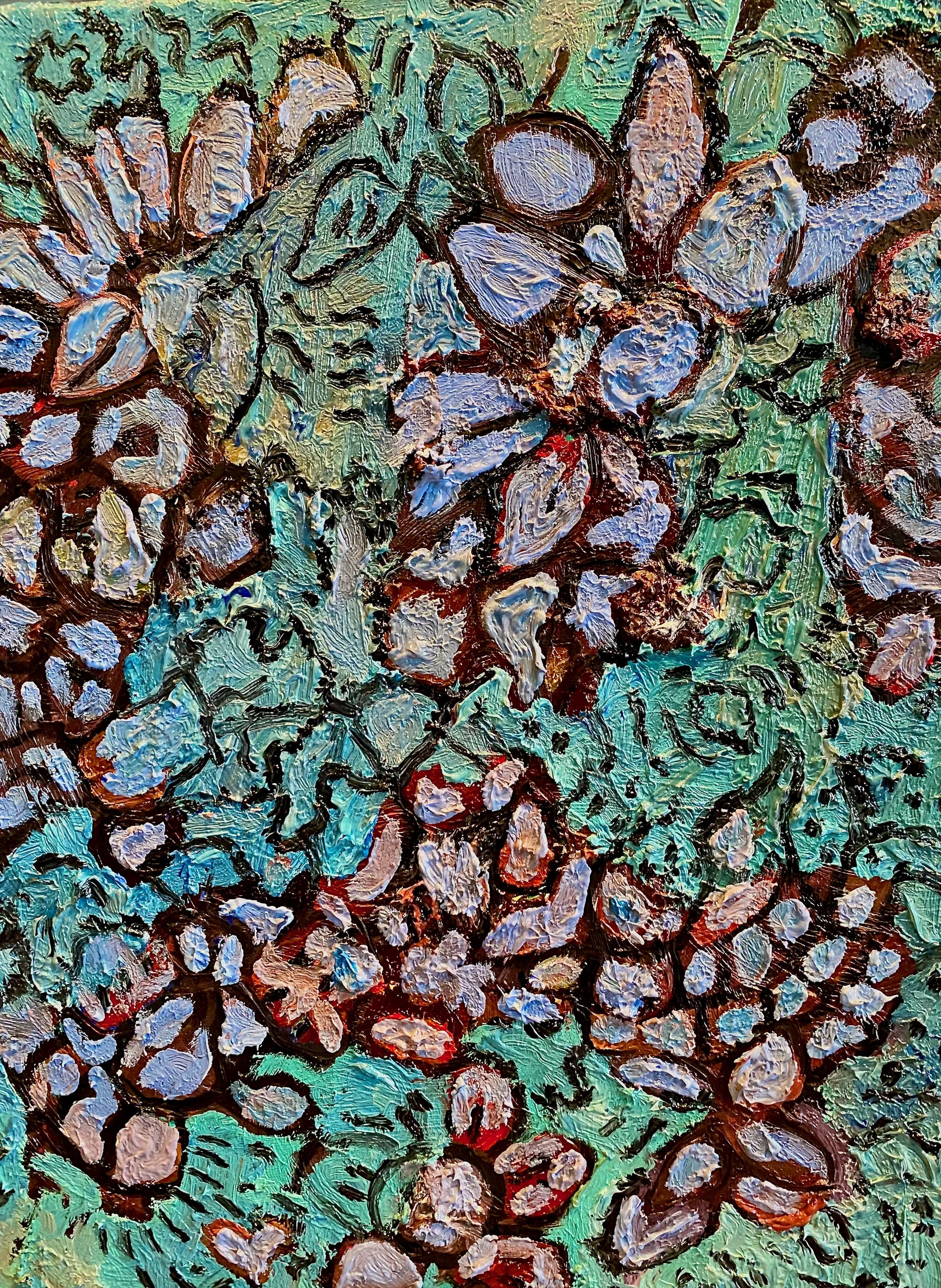 Floral composition 12" x 16" | Oil on canvas | 2024