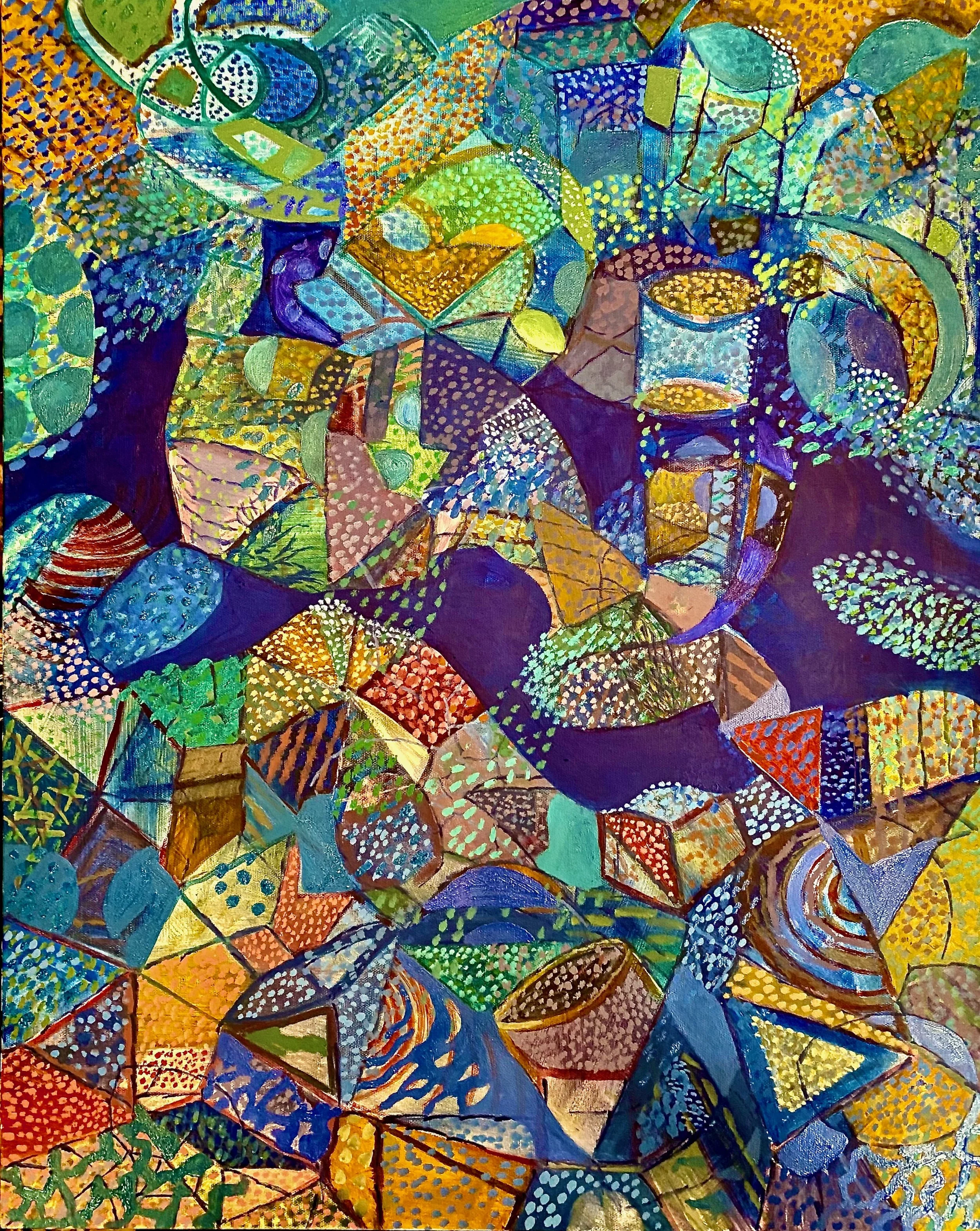 Labyrinth Series #4 | 24" x 40" | Oil on canvas | 2024