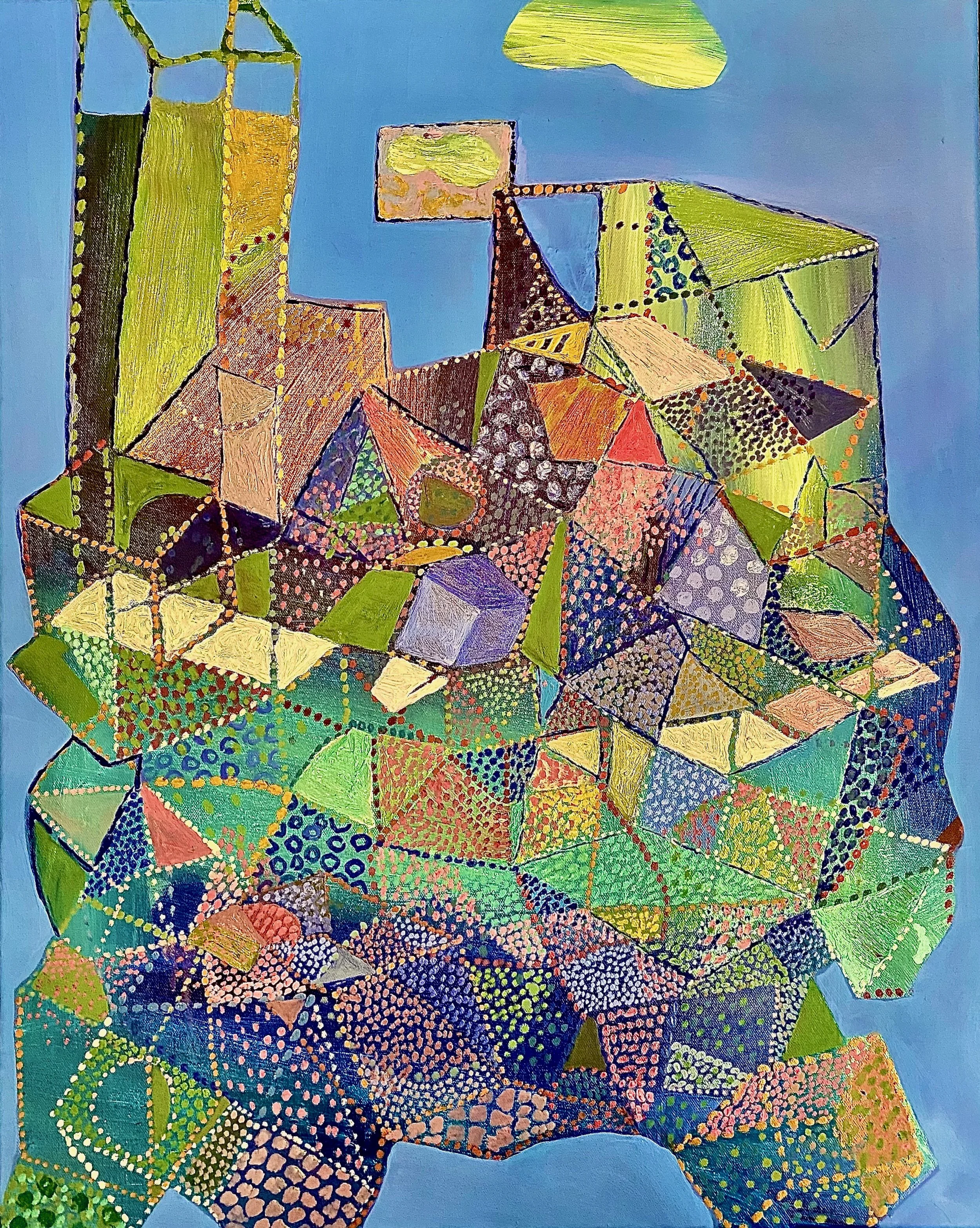 Labyrinth Series #3 | 24" x 40" | Oil on canvas | 2024