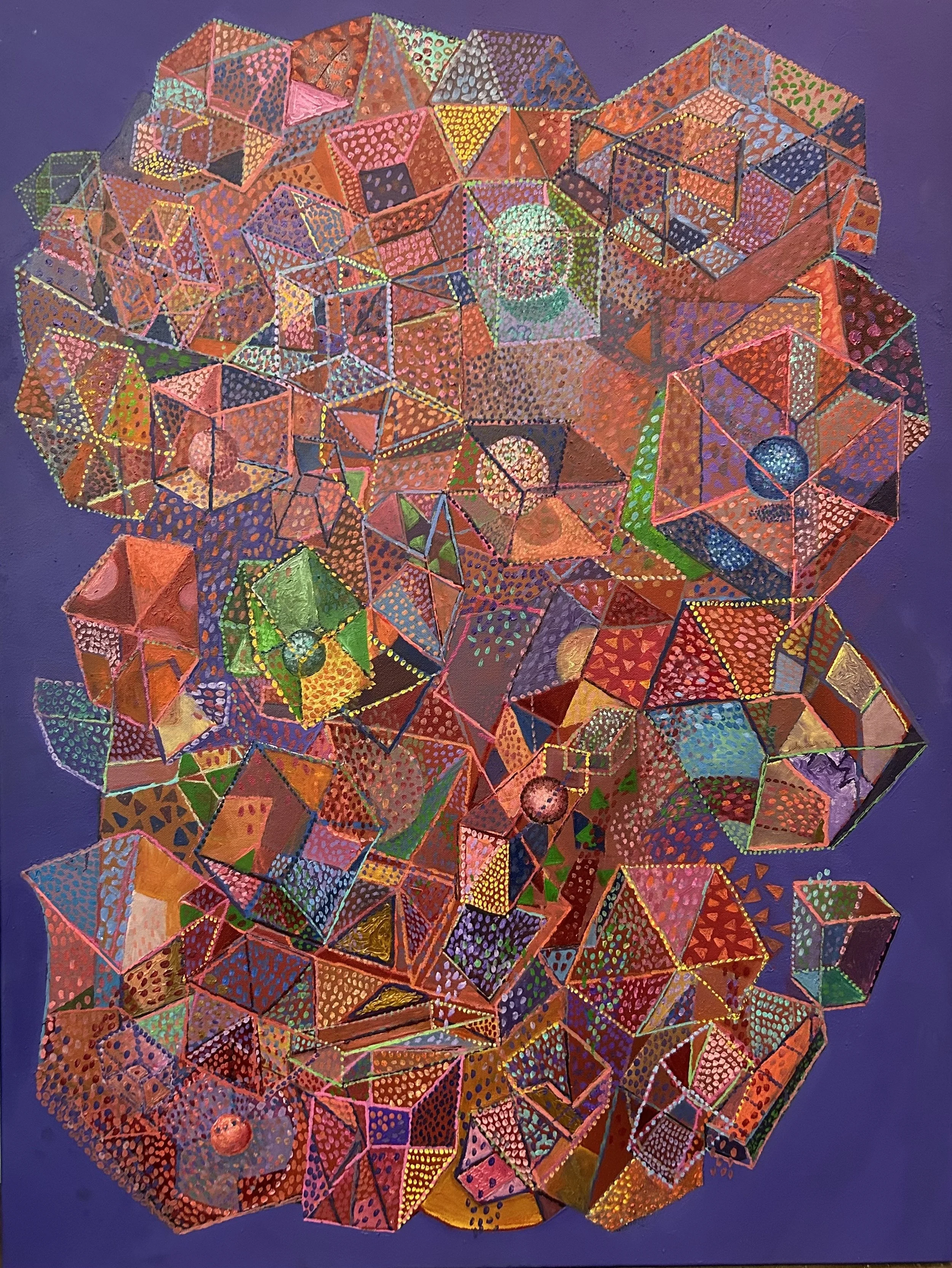 Labyrinth Series #12 | 30"x 40" | Oil on canvas | 2024