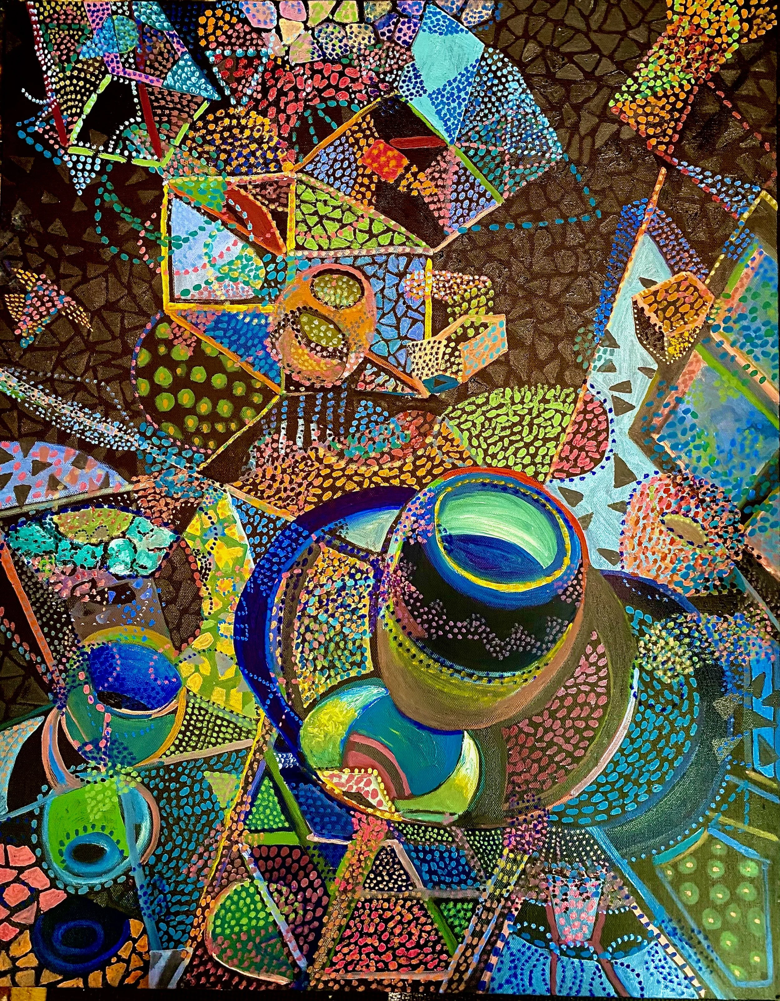 Labyrinth Series #6 | 24"x 30" | Oil on canvas | 2024