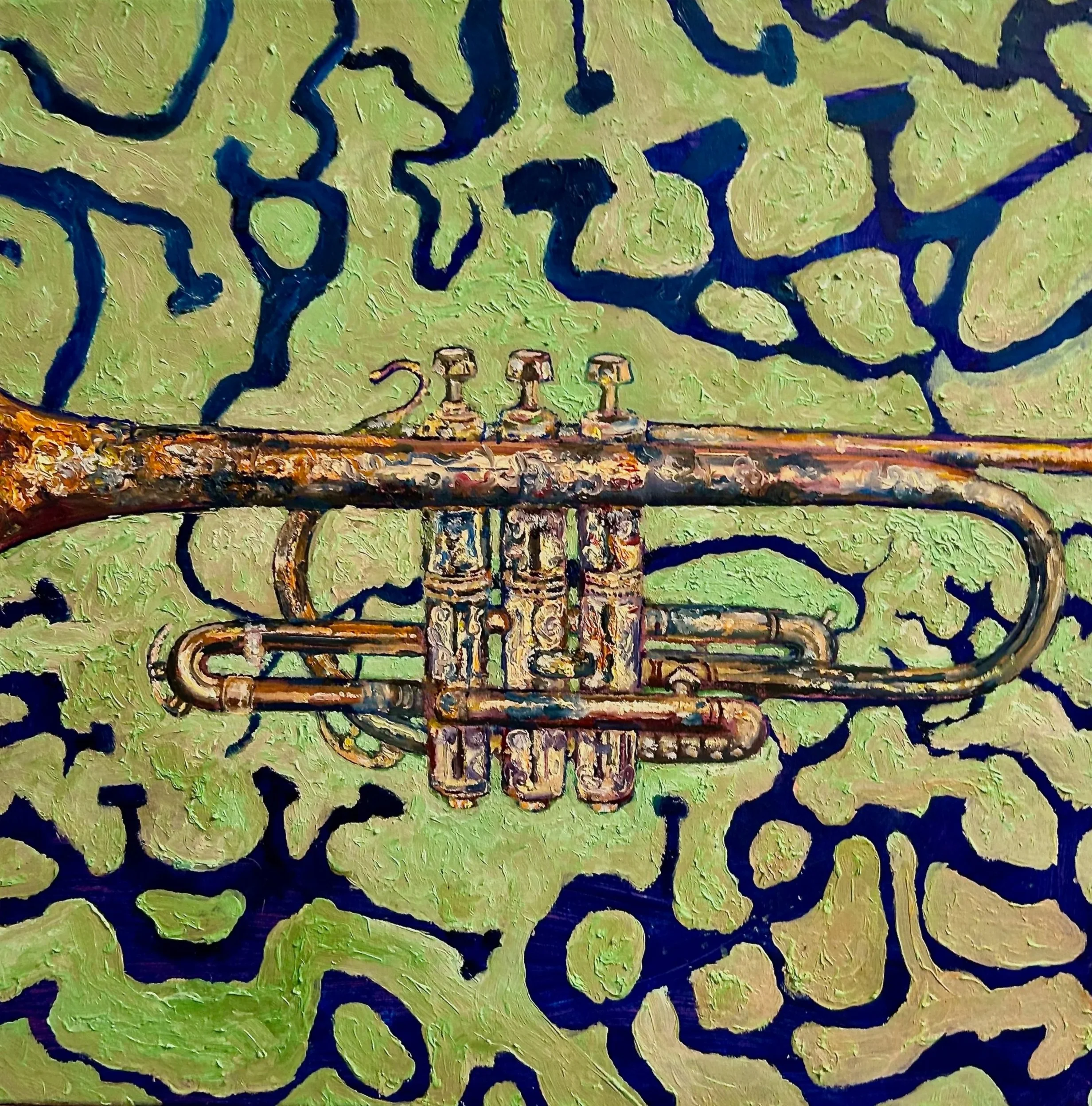 Coronet #2 | 18” x 18”  | Oil on canvas | 2024