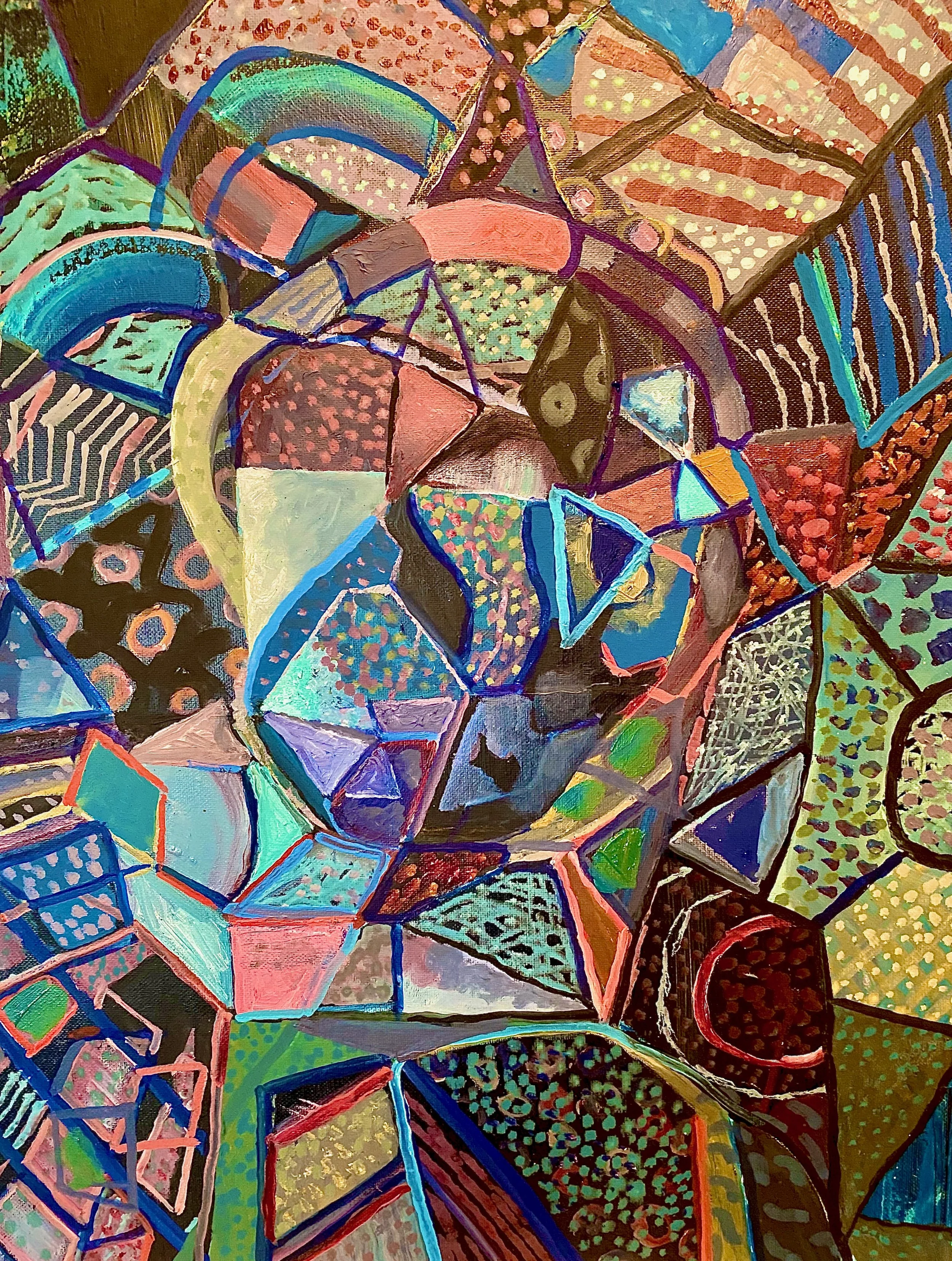 Labyrinth Series #1 | 18" x 24" | Oil on canvas | 2024
