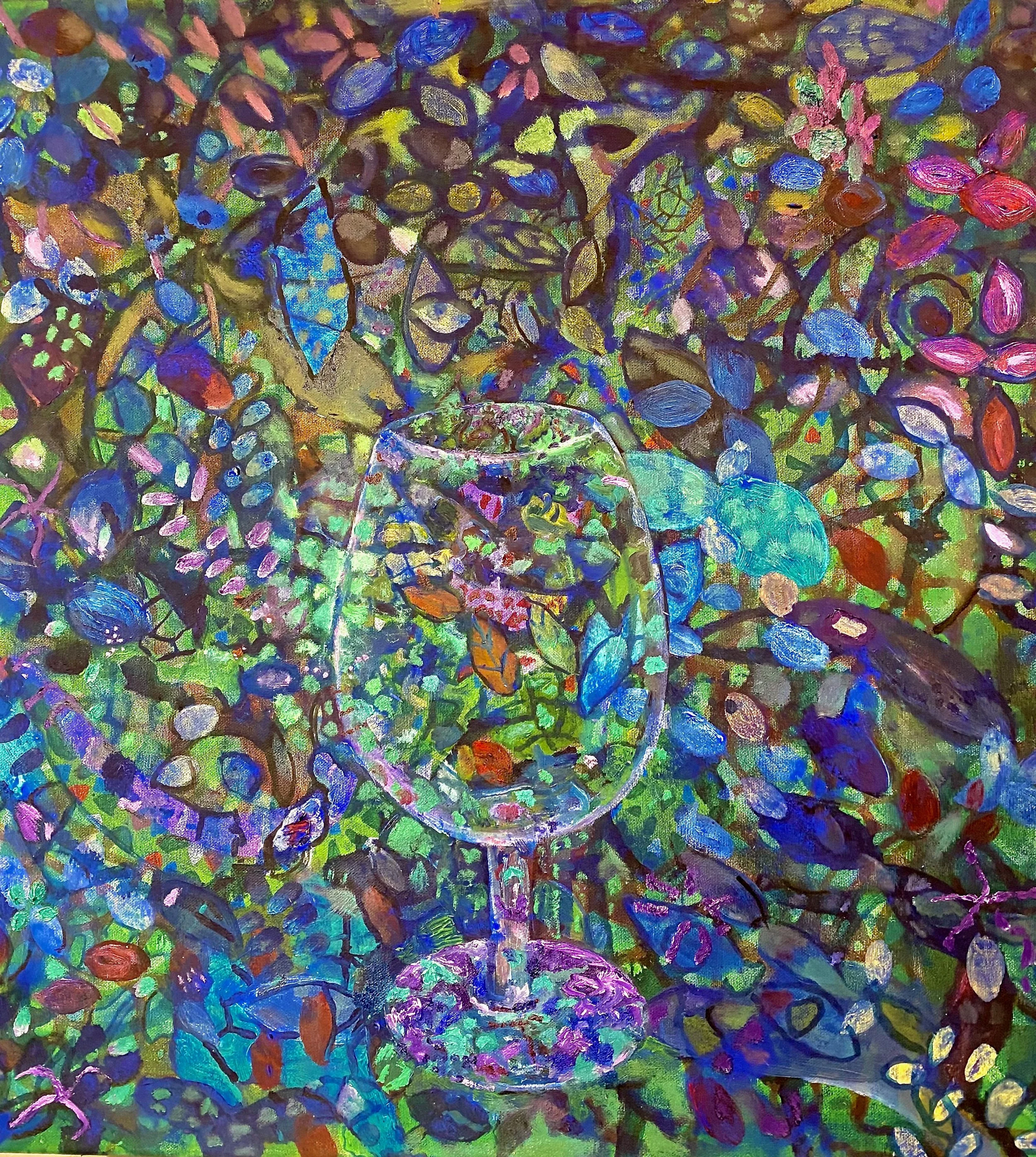Plantae with grail | 24” × 24”  | Oil on canvas | 2024