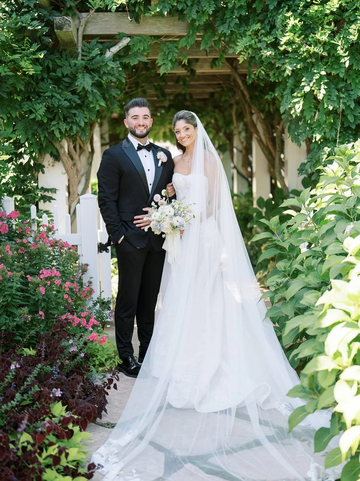 Justine &amp; Frankie closing out Summer in style. #goldenhourstudios

Venue: @bedellweddings @bedellcellars
Photography: @jessepafundi
Planning: @ritaellisevents
Cinematography: @aj_ingoglia_films
Florals: @lilypadacres
Makeup: @gabkglam 
Hair: @leb