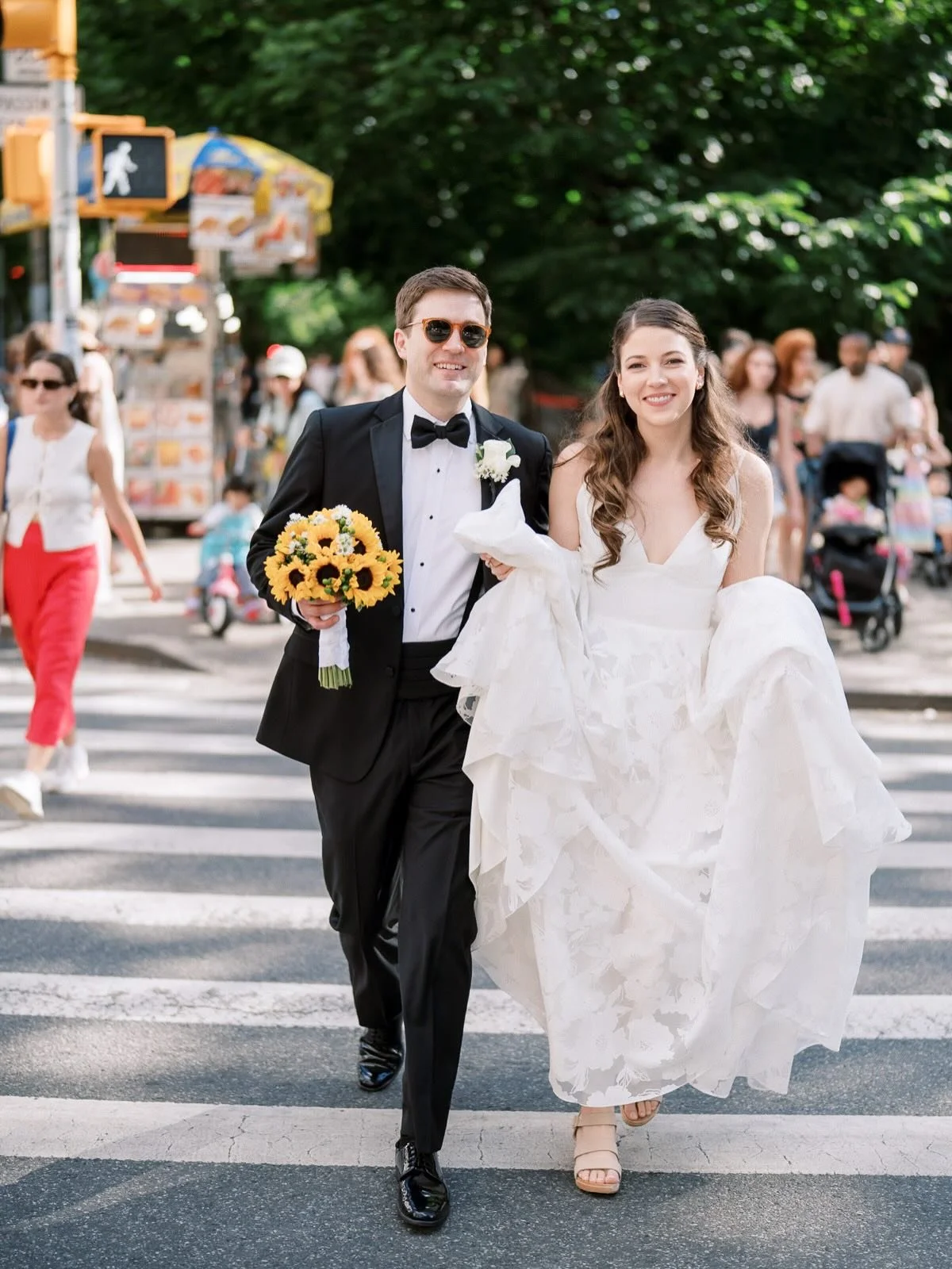 Ali &amp; Greg married in New York, New York. #goldenhourstudios