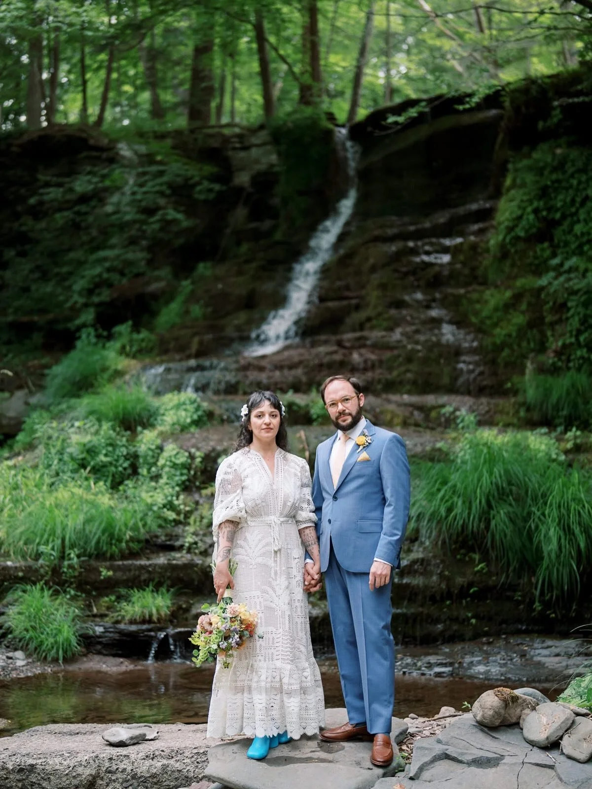 Sometimes it&rsquo;s sunny. Sometimes it rains. Always it&rsquo;s beautiful. #goldenhourstudios 

Venue: @glenfallshouse
Planning: @nelliehillevents
Photography: @jessepafundi
Florals: @petaltothemetal_floral
DJ: @74events
Rentals: @events_unlimited_