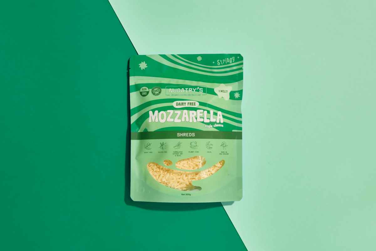 Nudairy's Vegan &amp; Dairy-Free Shredded Mozzarella