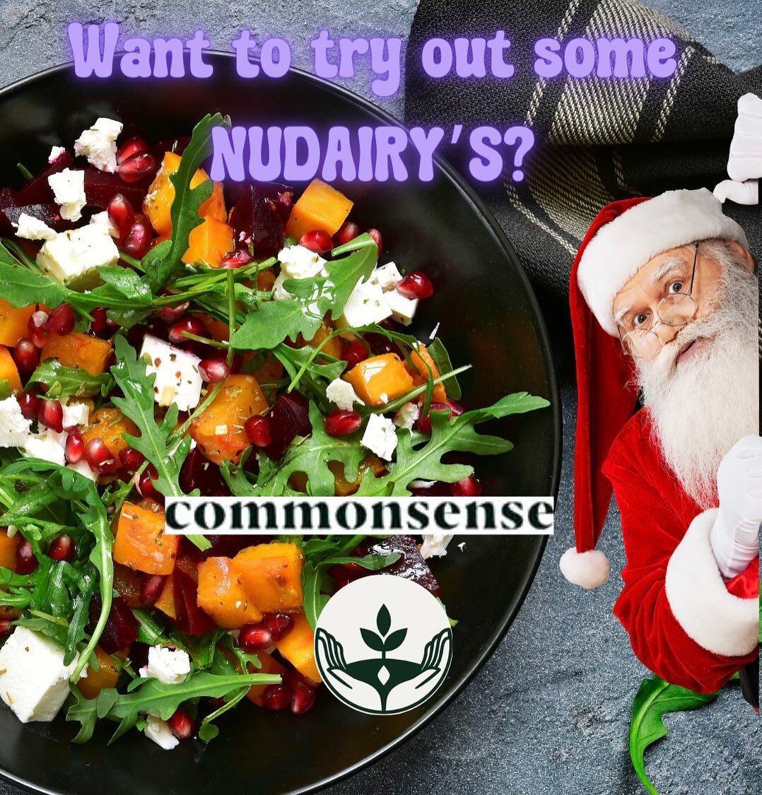 Let&rsquo;s get festive and take your taste buds on a journey with @commonsenseorganics  Kilbirnie at their Christmas Market located at 37 Rongotai Road this Saturday 10am-4pm🎄 You will find a tasty spread of Nudairy&rsquo;s delights to try along wi
