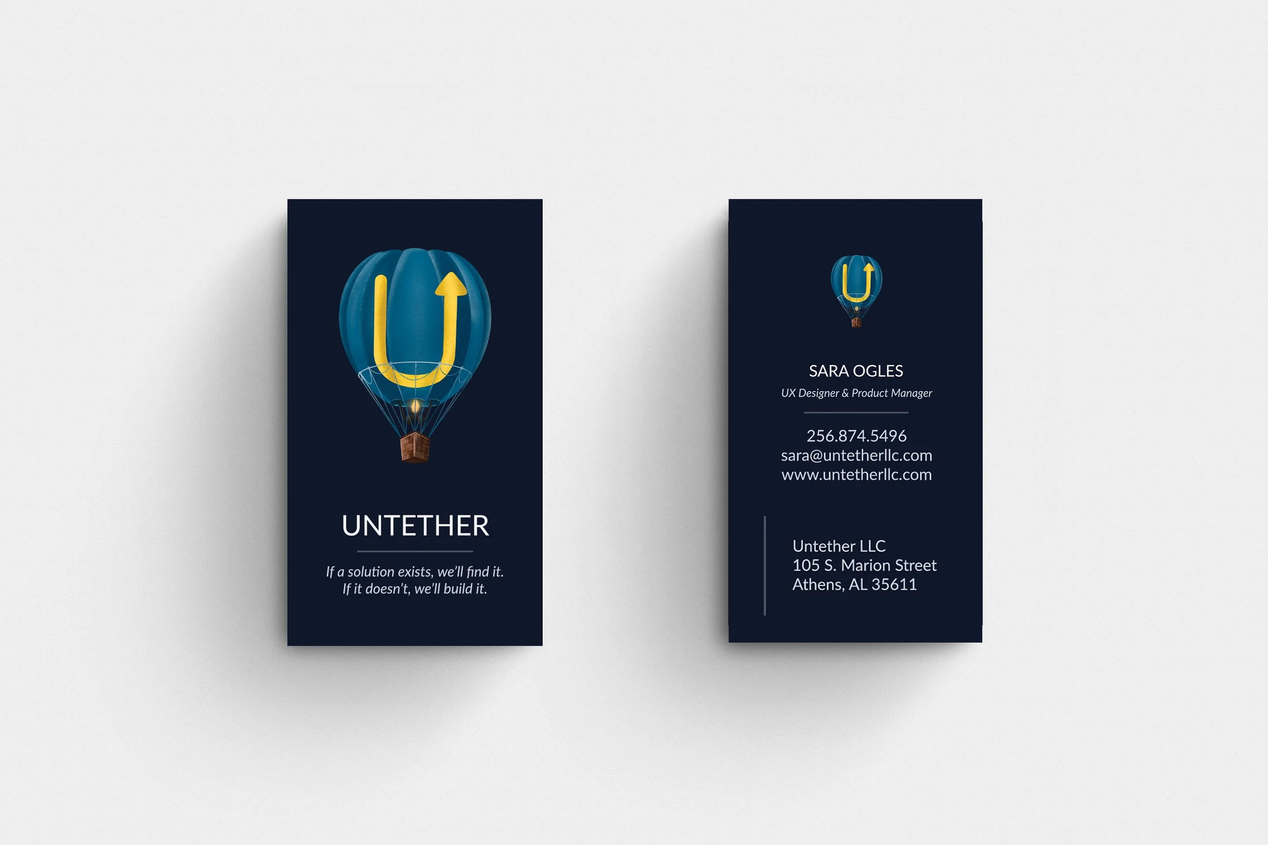 Untether wanted to update their 10 year old logo to be a little more timeless while still maintaining the foundation of the original brand. This logo was hand-drawn in Procreate, new fonts were chosen and the old color palette was revitalized in soft