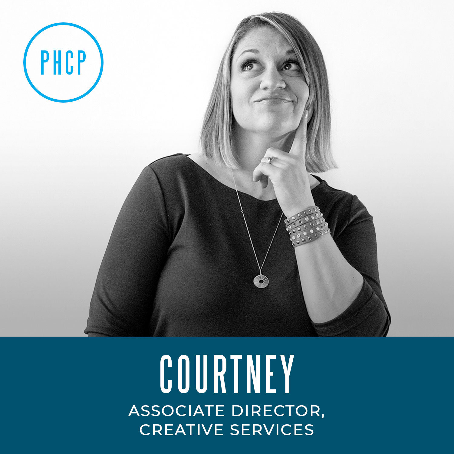 Who loves Courtney? We do! A 14-year veteran of PHCP, Courtney has proven to be a true team player over and over again, always tackling any challenge with a positive, can-do attitude. Not only will Courtney knock your socks off with her design skills