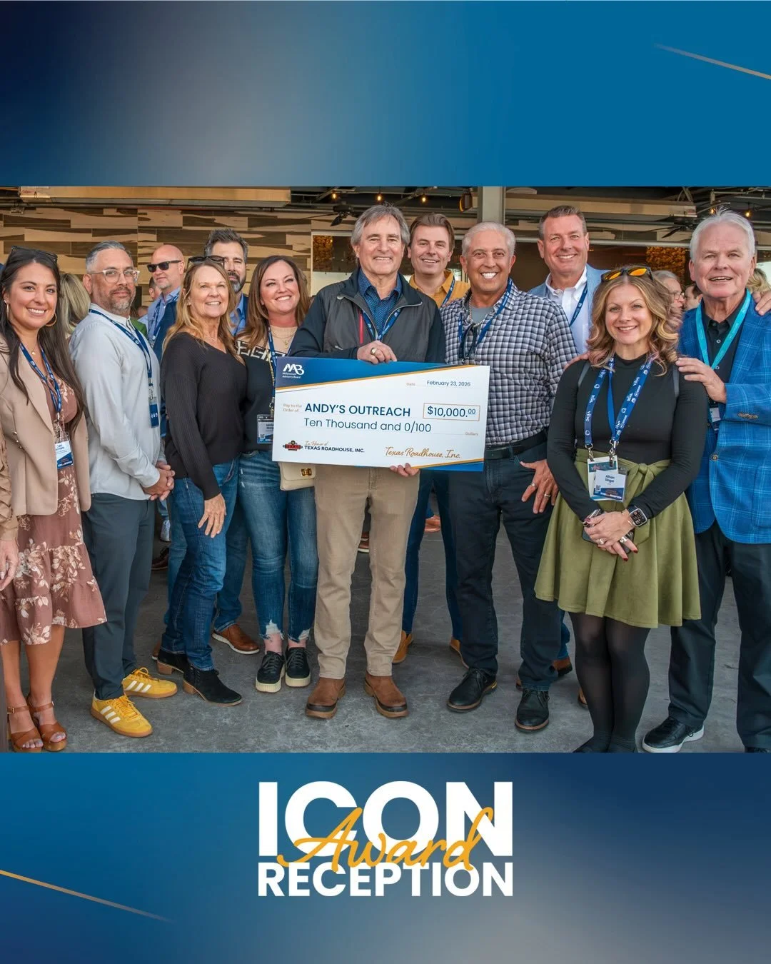 A record-breaking turnout at this year&rsquo;s M.A.B. Icon Award Reception! 🎉

We were honored to celebrate Jerry Morgan, CEO of @texasroadhouse, and recognize his outstanding leadership and impact. Thank you to everyone who joined us at @coasterra 