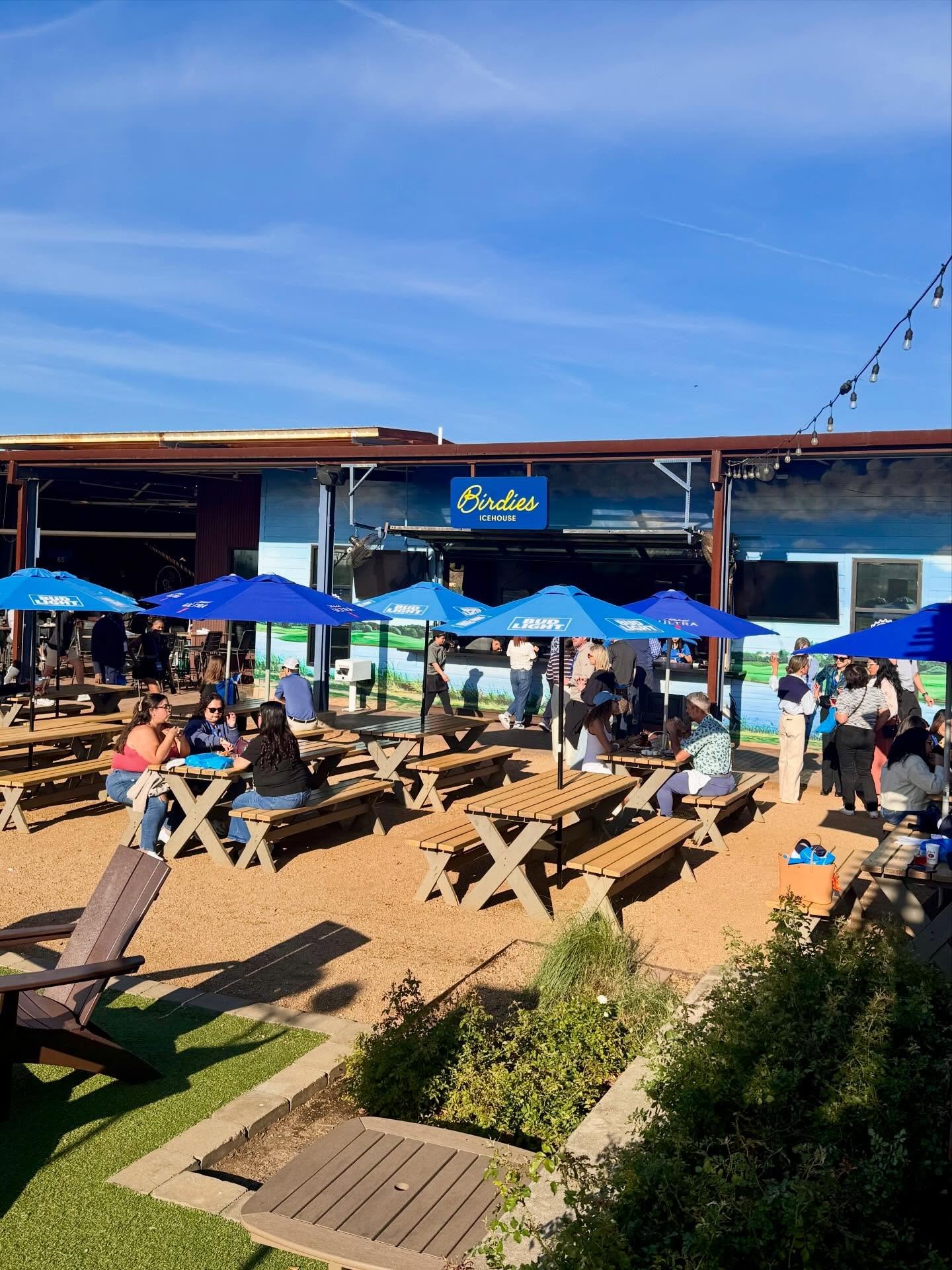 @birdies_icehouse is officially in full swing ⛳️🎉

PHCP&rsquo;s Terry and Amy joined Peter White and Daniel Menchaca from FreeRange Concepts to celebrate the grand opening of this exciting new spot at East River 9. With a Par 3, 9-hole course, drivi