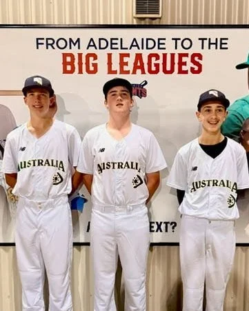OFF TO GUAM! 
Three of SA&rsquo;s brightest talents are suiting up for Team Australia at the 2025 WBSC Oceania U15 Championship! 🌏🔥

Let&rsquo;s give a huge shoutout to:
💥 Jack Bowden
💥 Oliver Breach
💥 Finn Fuller
GOOD LUCK legends 💛💚

#Baseba