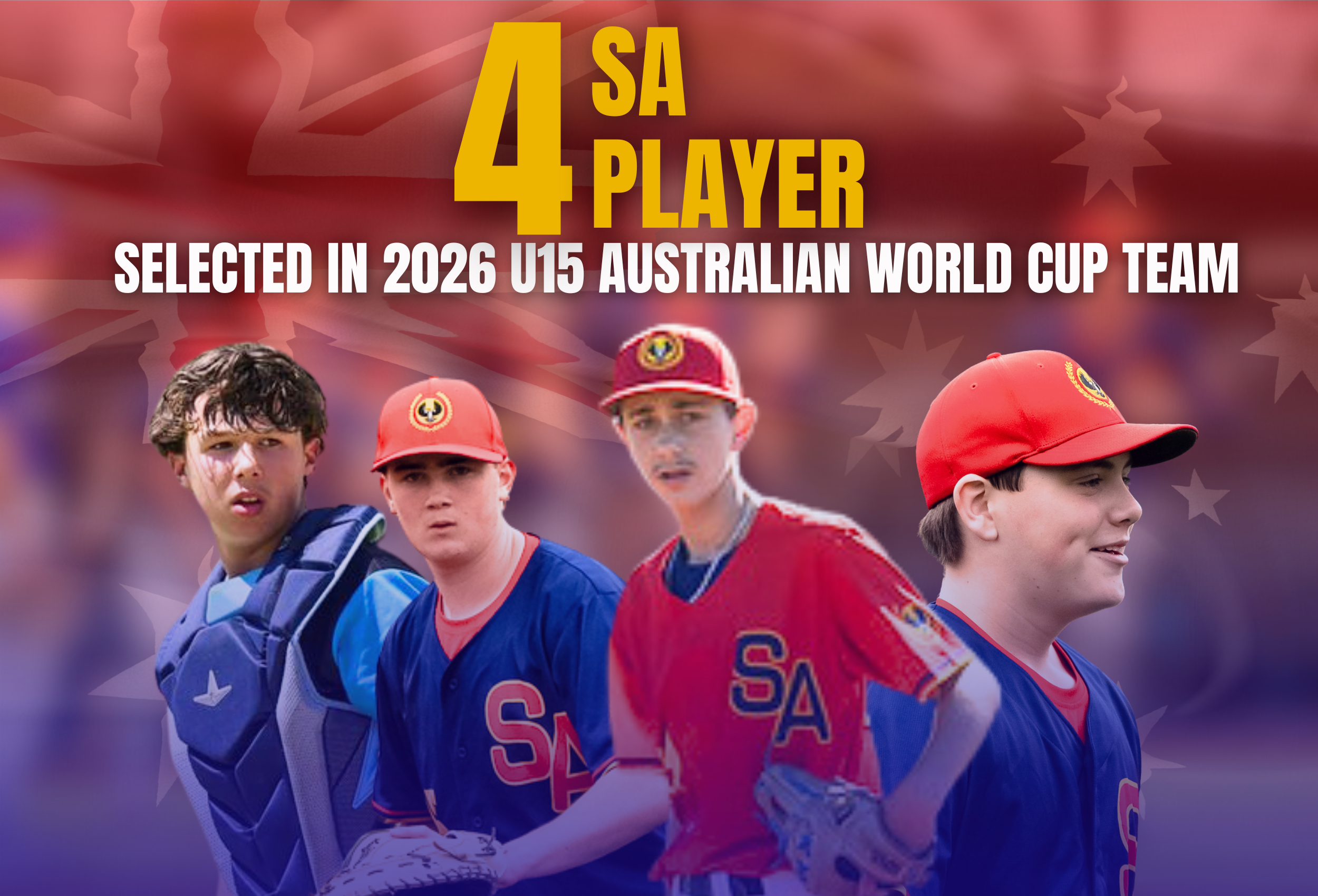 Four South Australians Selected in 2026 U15 Team Australia World Cup Team